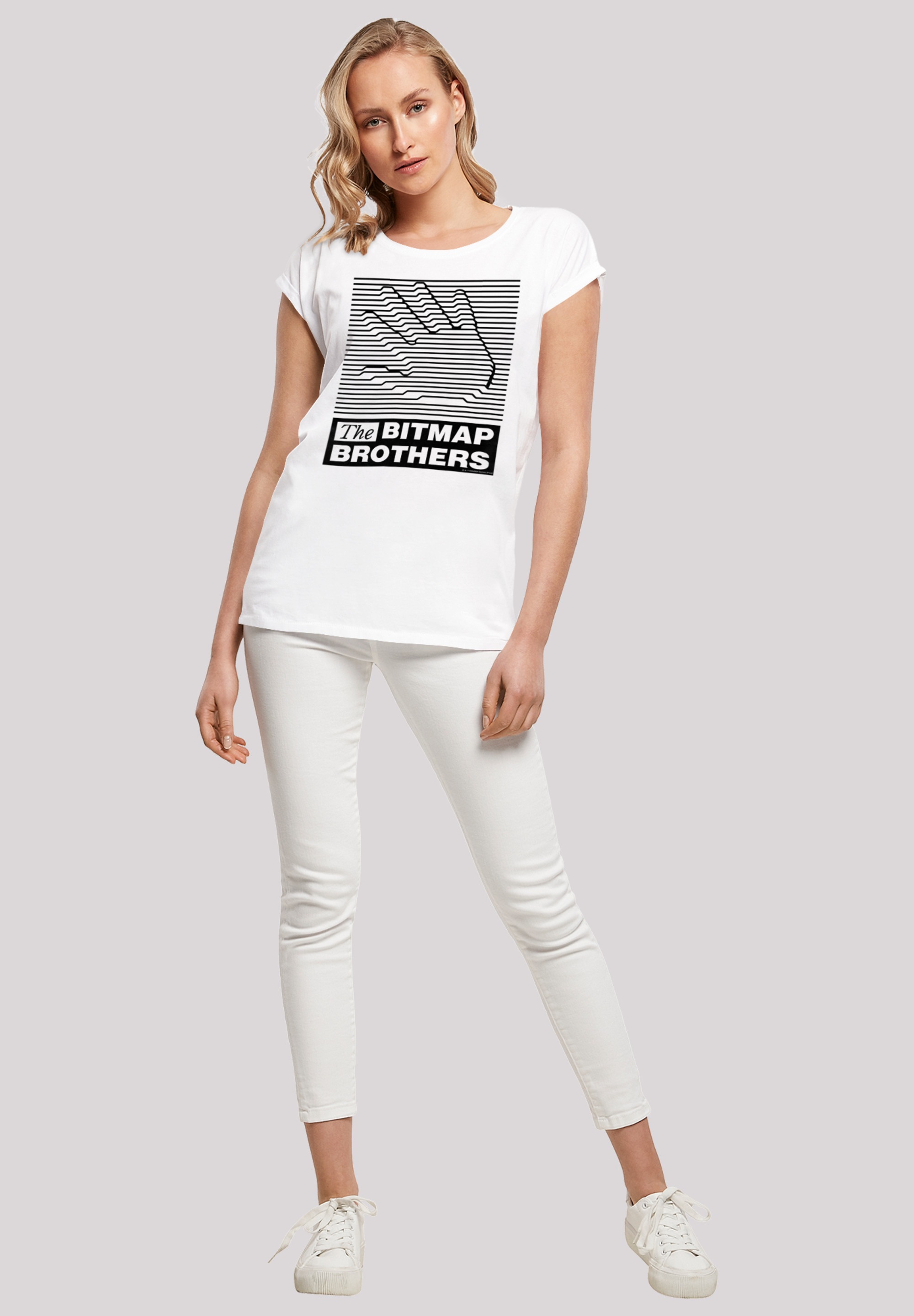 F4NT4STIC T-Shirt »Retro Gaming Bitmap Bros«, Print