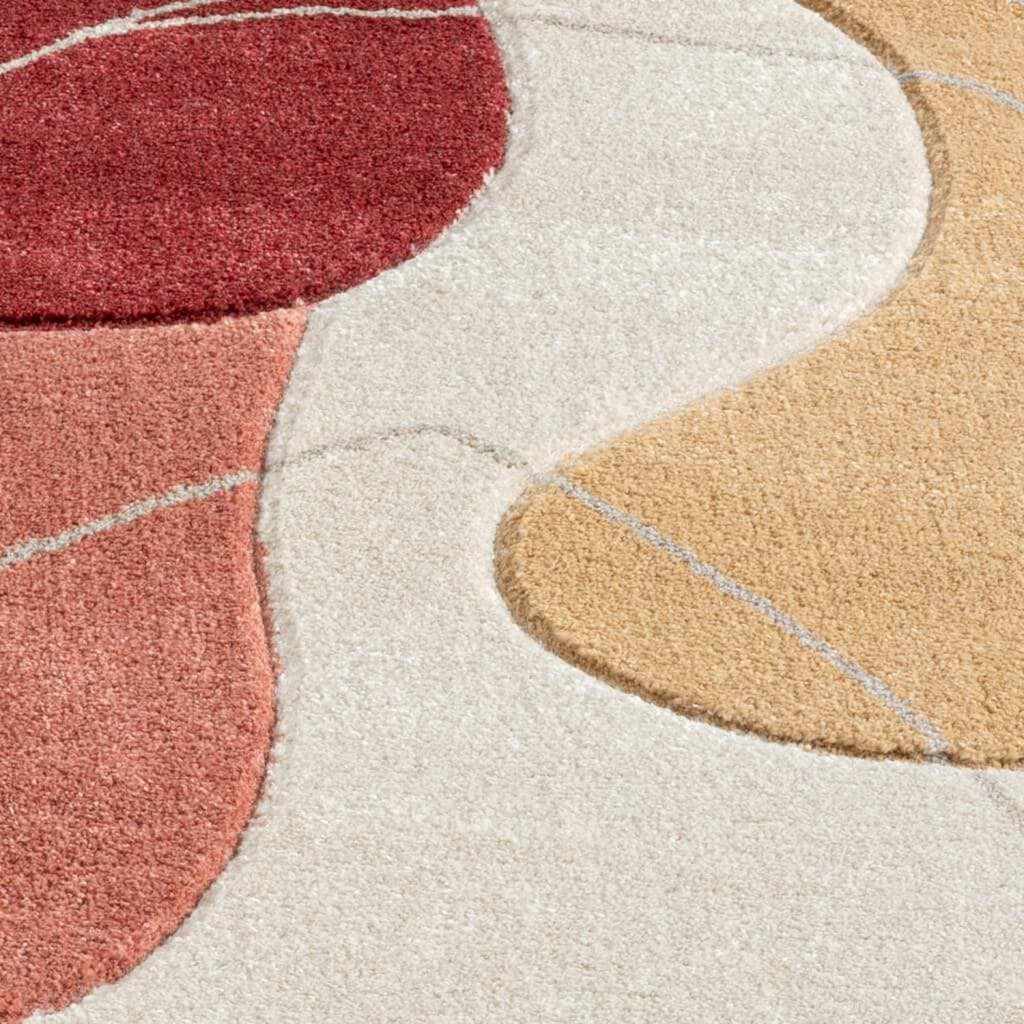 Carpet City Läufer »BONITO 7158«, rechteckig, Flachflor, Hochtief-Muster/ 3D-Effekt, Abstrakt
