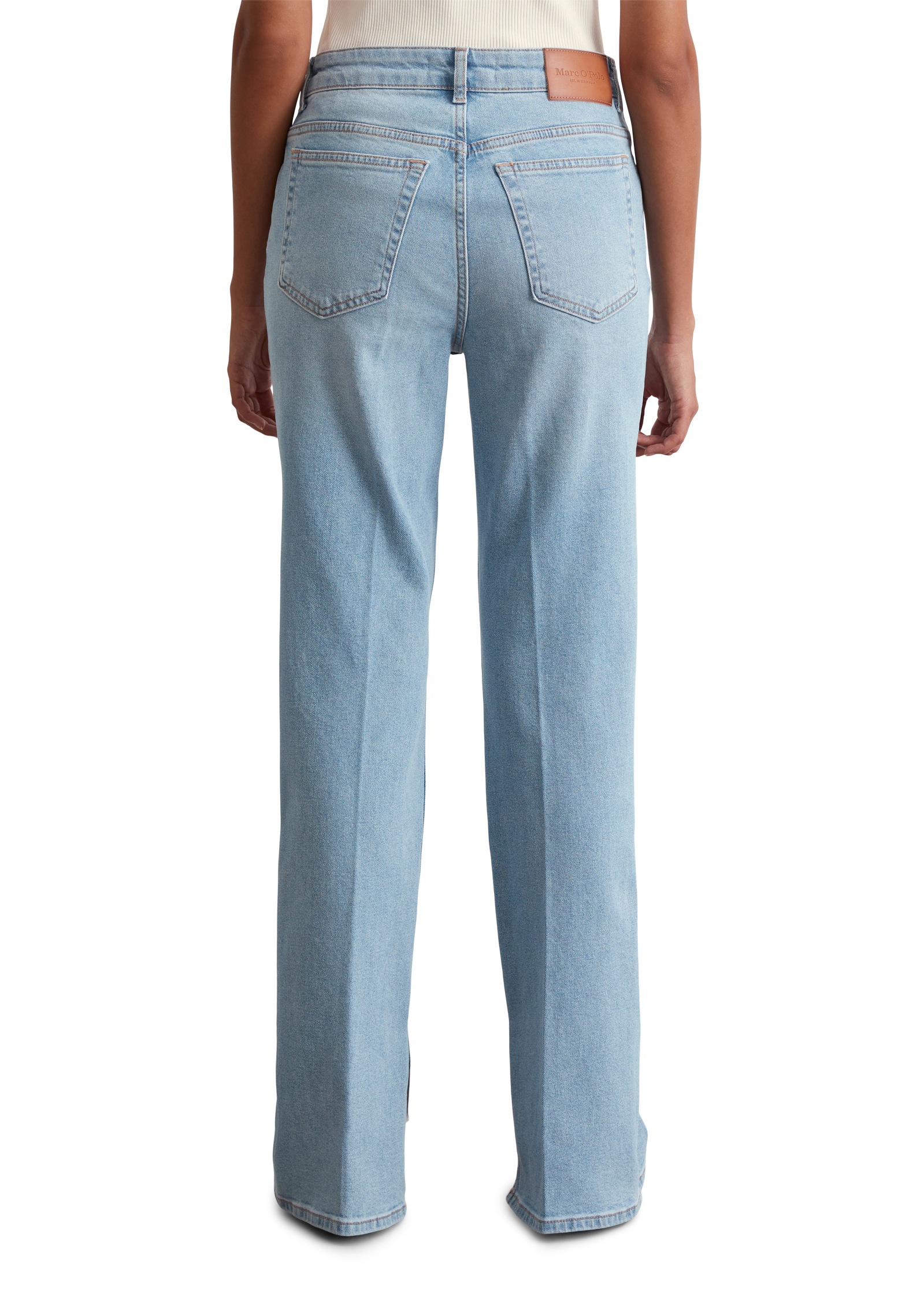 Marc OPolo Bootcut-Jeans "Kiruna", Schlitze an der Beininnenseite, hohe Lei günstig online kaufen