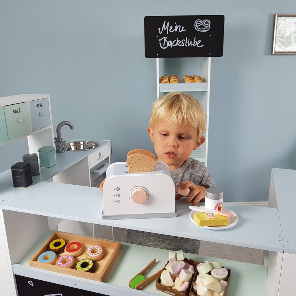 MUSTERKIND® Kinder-Toaster »Olea, weiß/graublau«