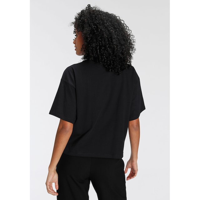 AJC Oversize-Shirt, mit modisch breitem Rippen-Rundhalsausschnitt für  kaufen | BAUR