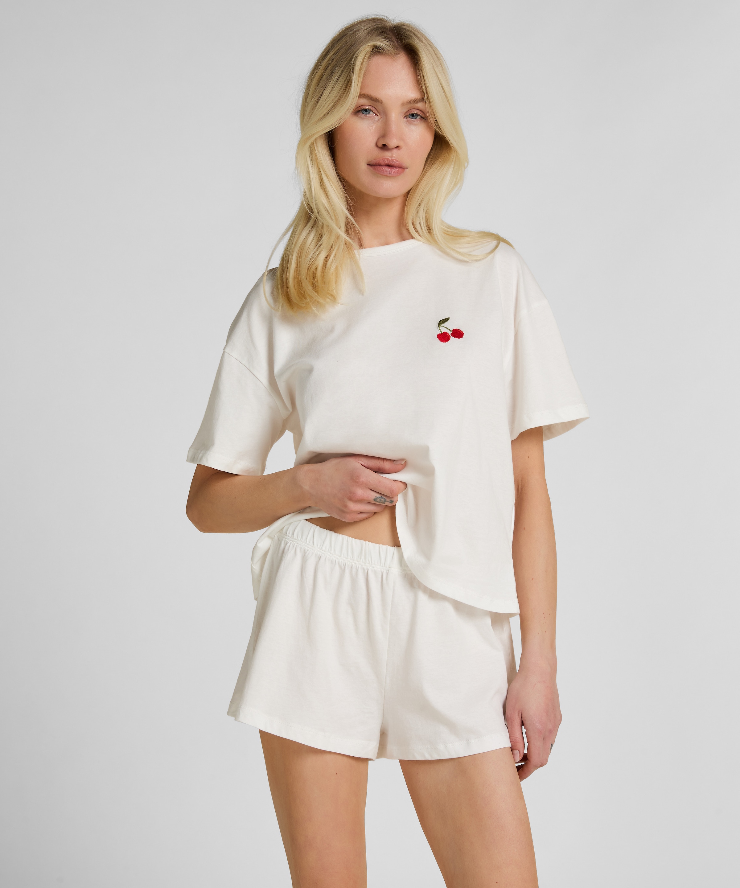 Hunkemöller Pyjama "Pyjama-Set aus Baumwolle" günstig online kaufen