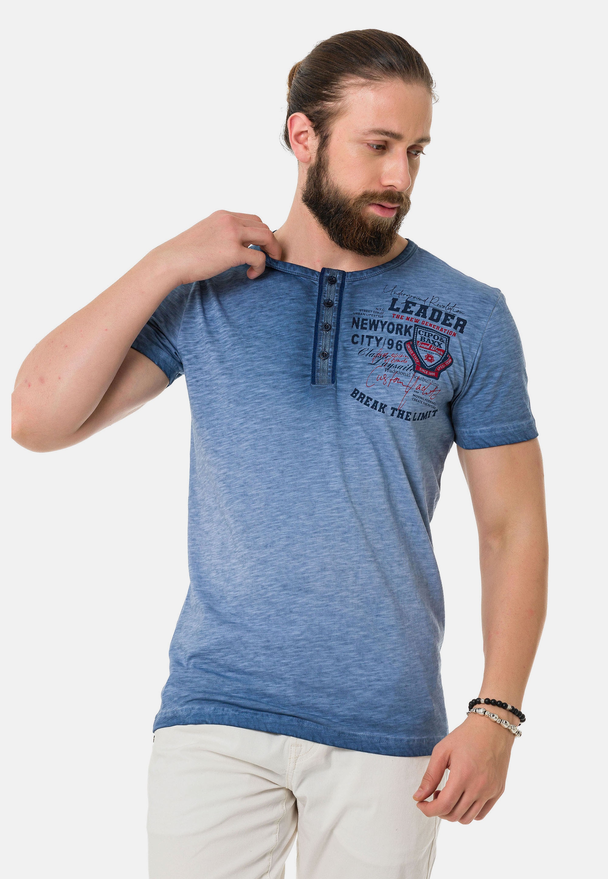 Cipo & Baxx T-Shirt, in coolem Look