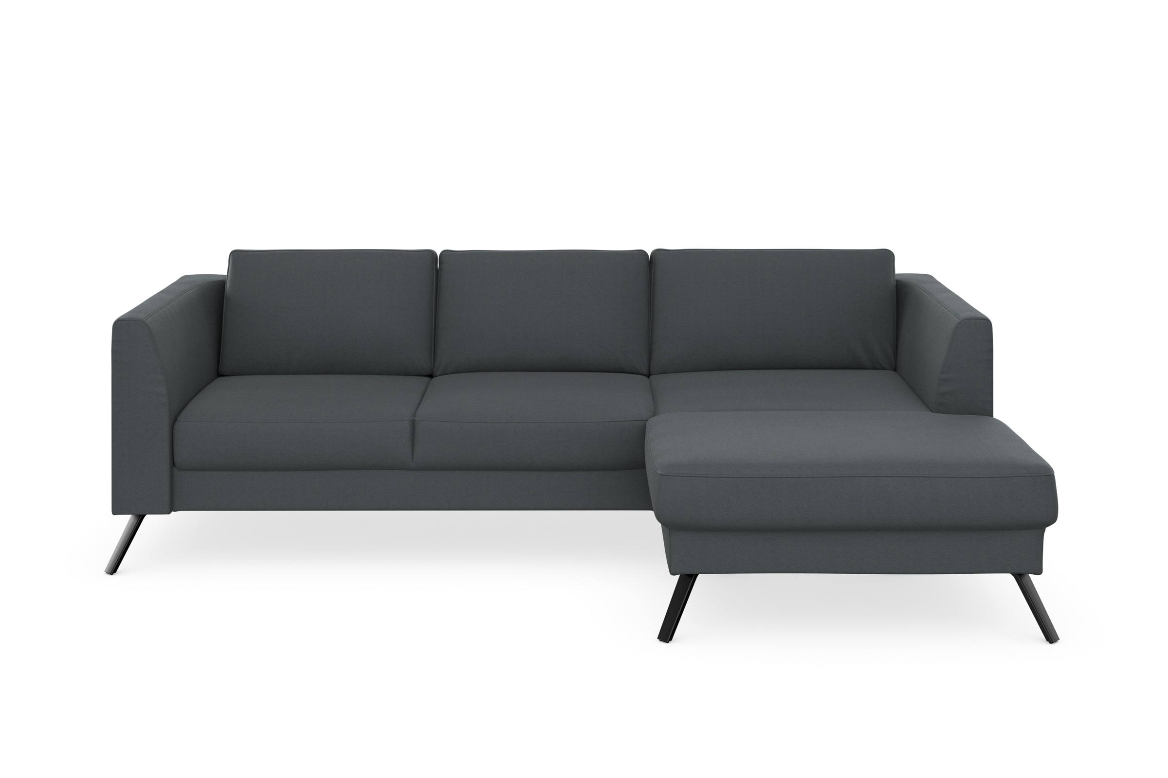 sit&more Ecksofa »Lindholm L-Form«, mit Sitztiefenverstellung und Federkern