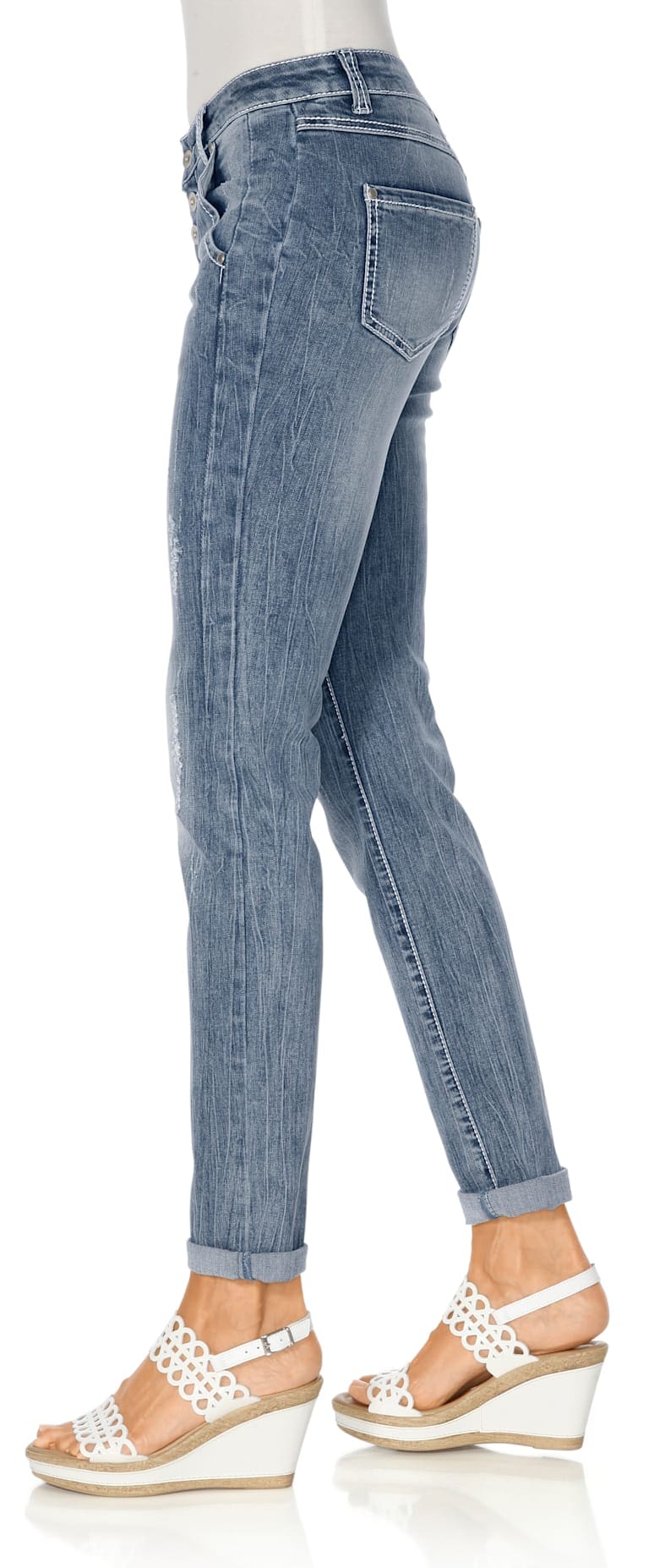 heine Boyfriend-Jeans, (1 tlg.) günstig online kaufen