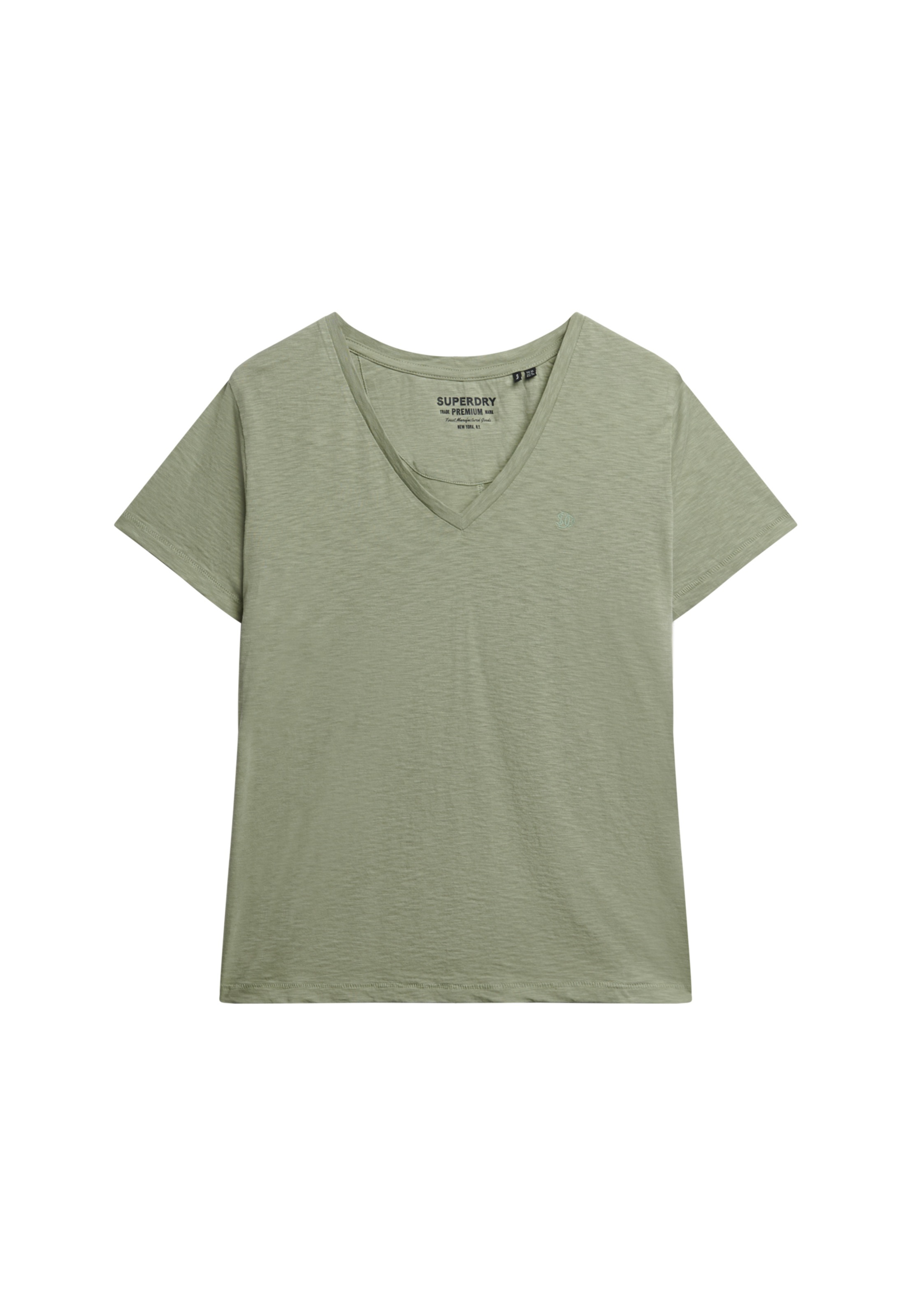 Superdry T-Shirt "STUDIOS SLUB EMB VEE TEE" günstig online kaufen