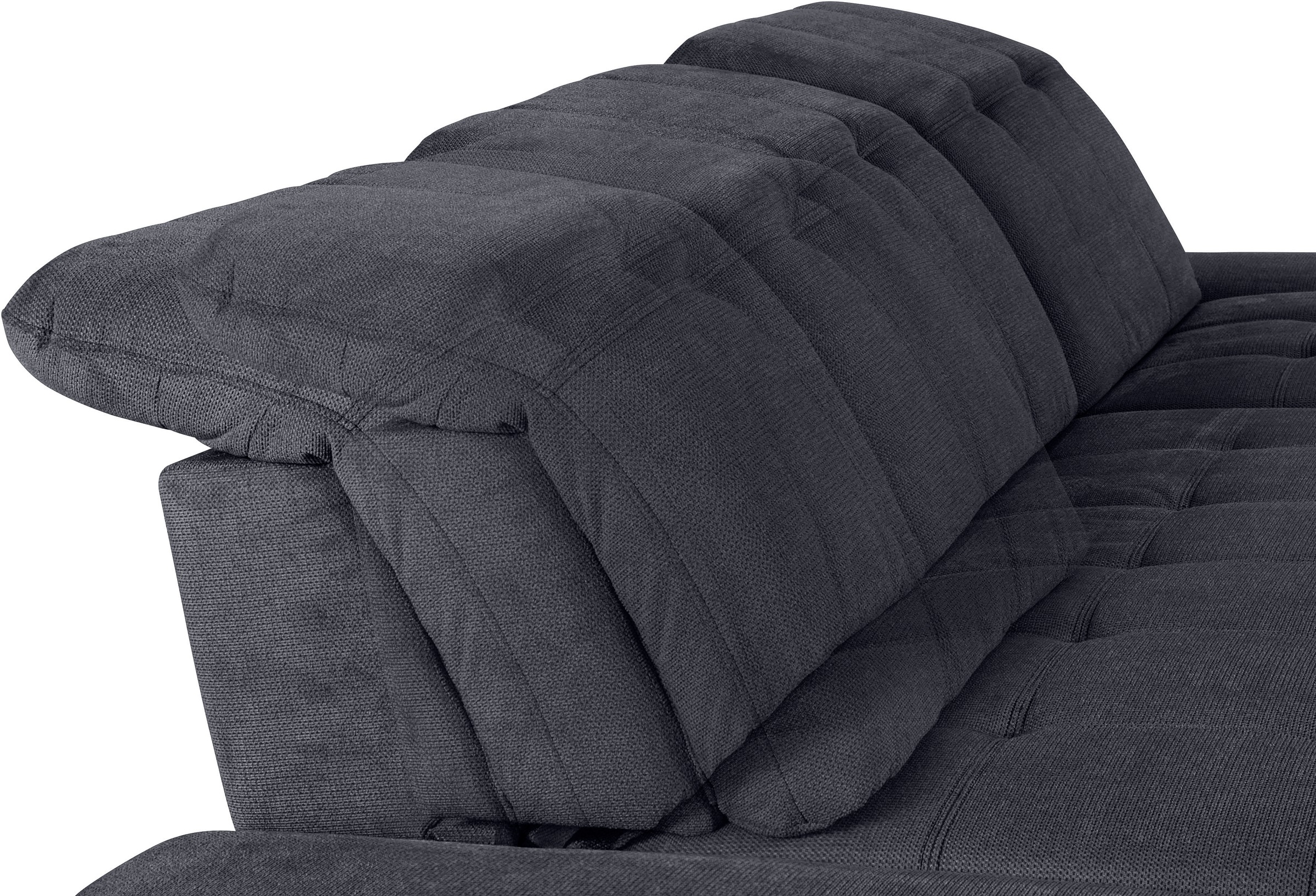 COTTA Ecksofa »Holiday L-Form mit Sitztiefen-, Armteil- und Kopfteilverstellung«, wahlweise mit Bettfunktion & Bettkasten