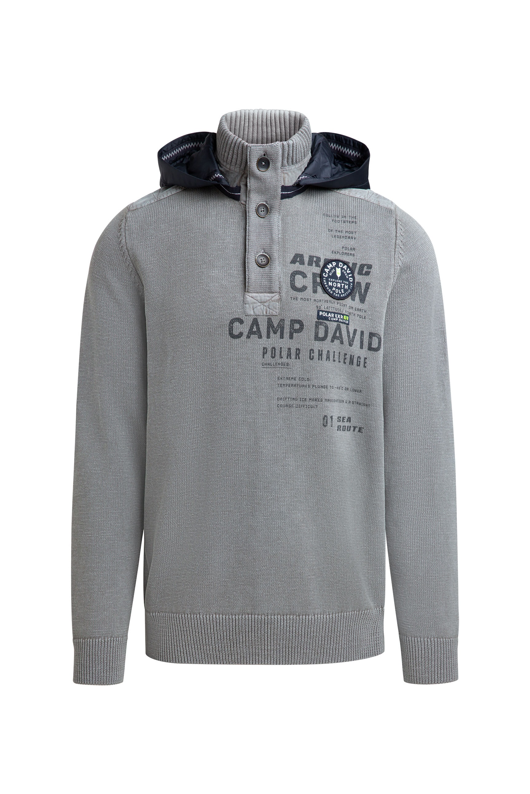 CAMP DAVID Kapuzenpullover aus Baumwolle