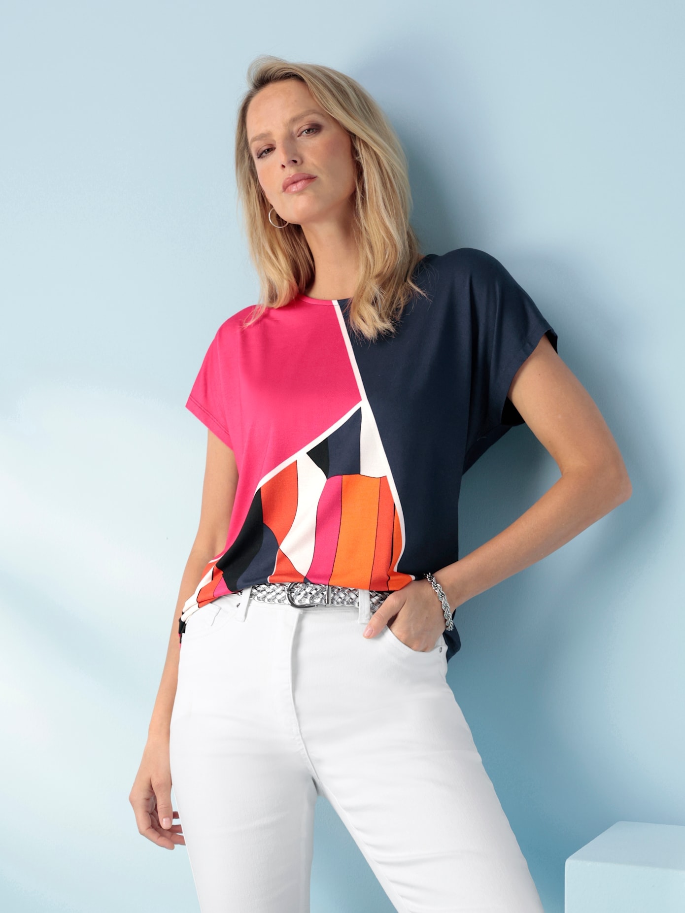 heine T-Shirt "Druck-Shirt" 1 tlg. günstig online kaufen