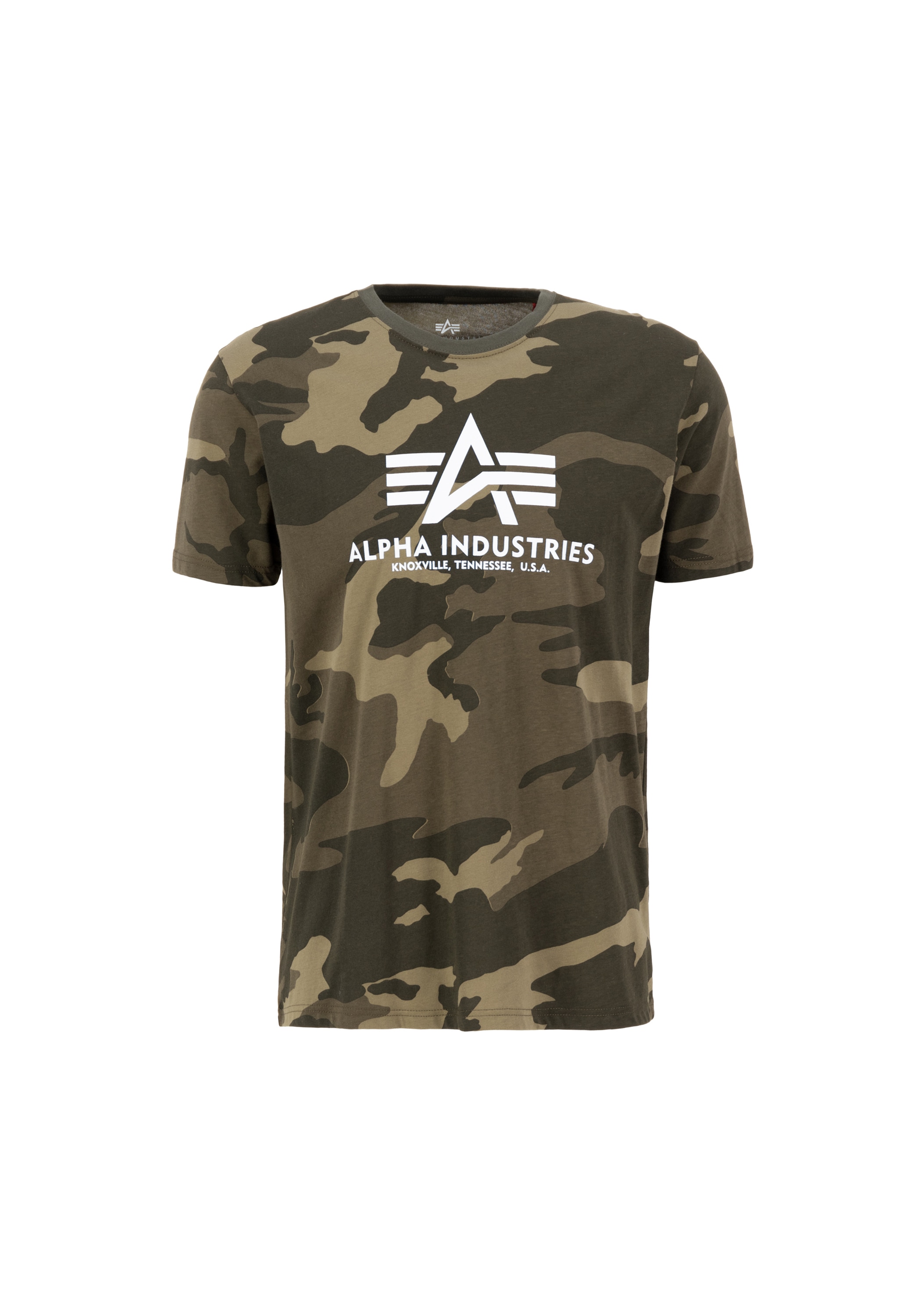 Alpha Industries T-Shirt "Alpha Industries Men - T-Shirts Basic T-Shirt Cam günstig online kaufen