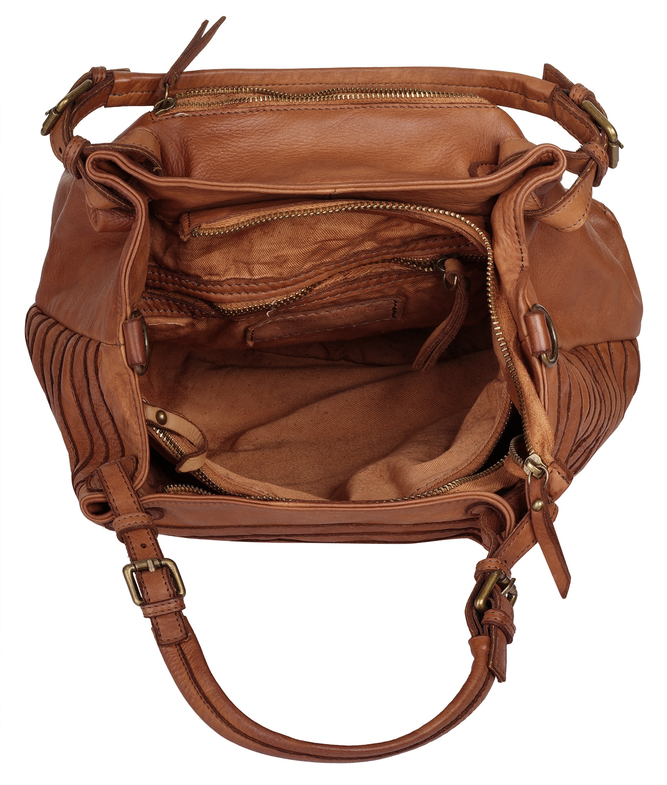 Samantha Look Shopper, echt Leder, Made in Italy