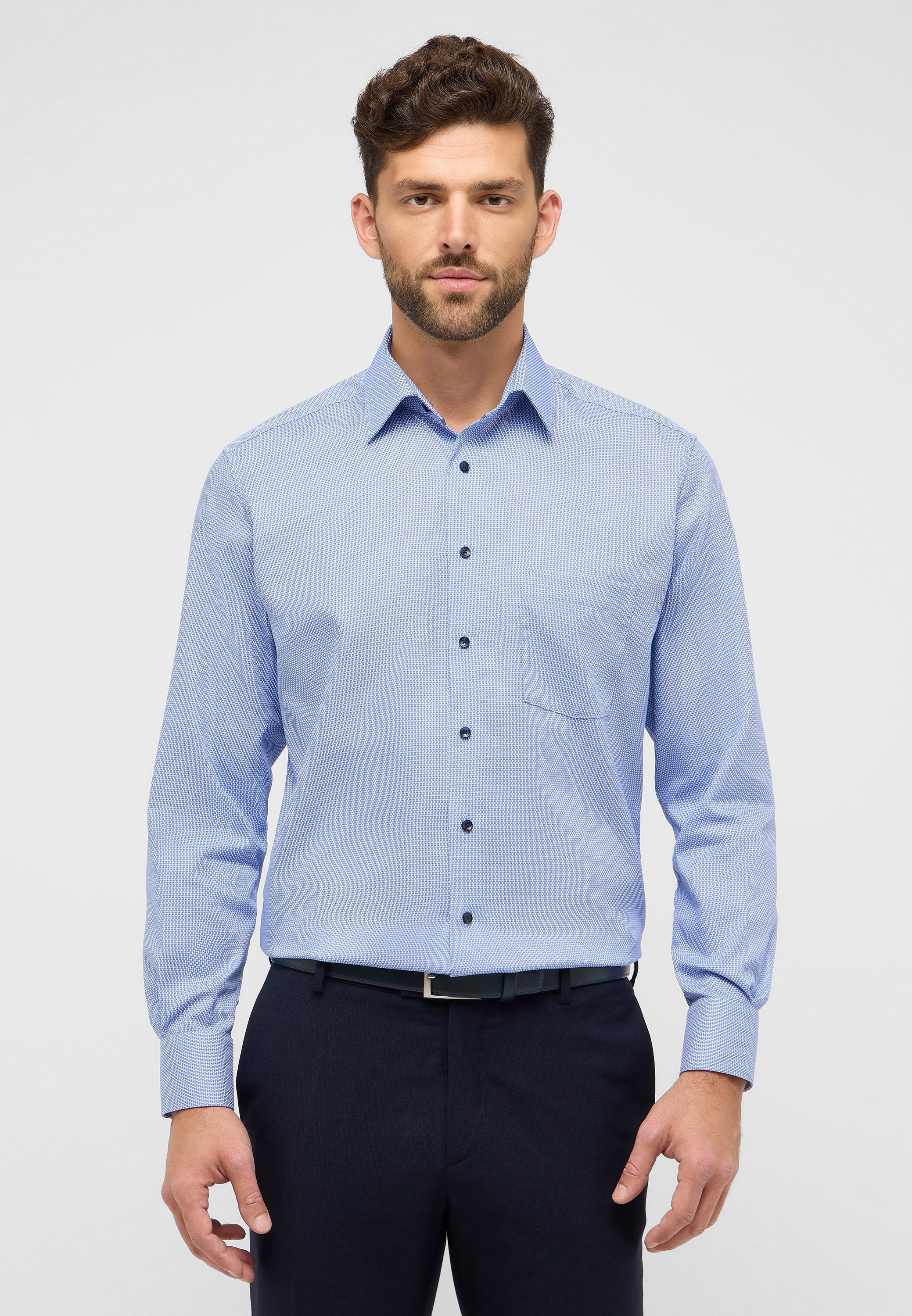 Eterna Langarmhemd MODERN FIT NON IRON (bügelfrei) günstig online kaufen