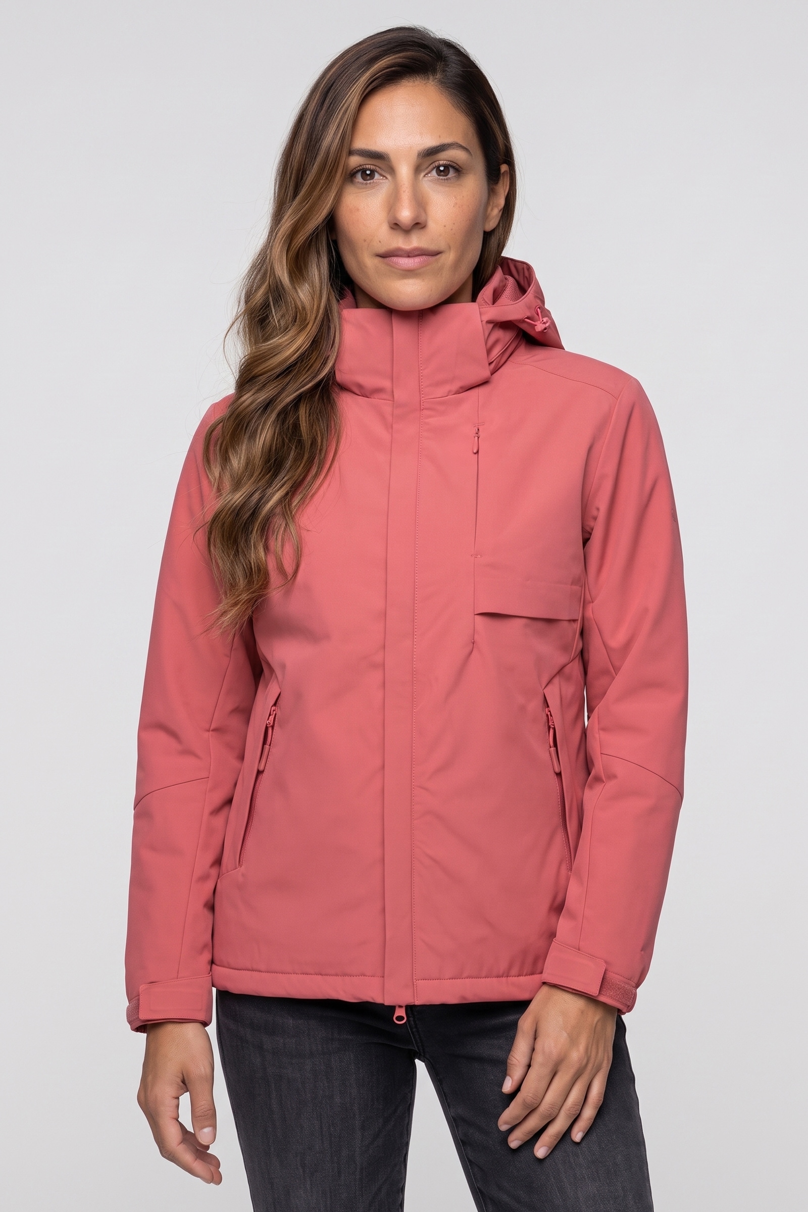 Alife & Kickin Winterjacke »Damen ThoraAK A Winterjacke, Jacke« Futter mit Wabenprint, Kapuze mit Kordel, drei Reißverschlusstaschen