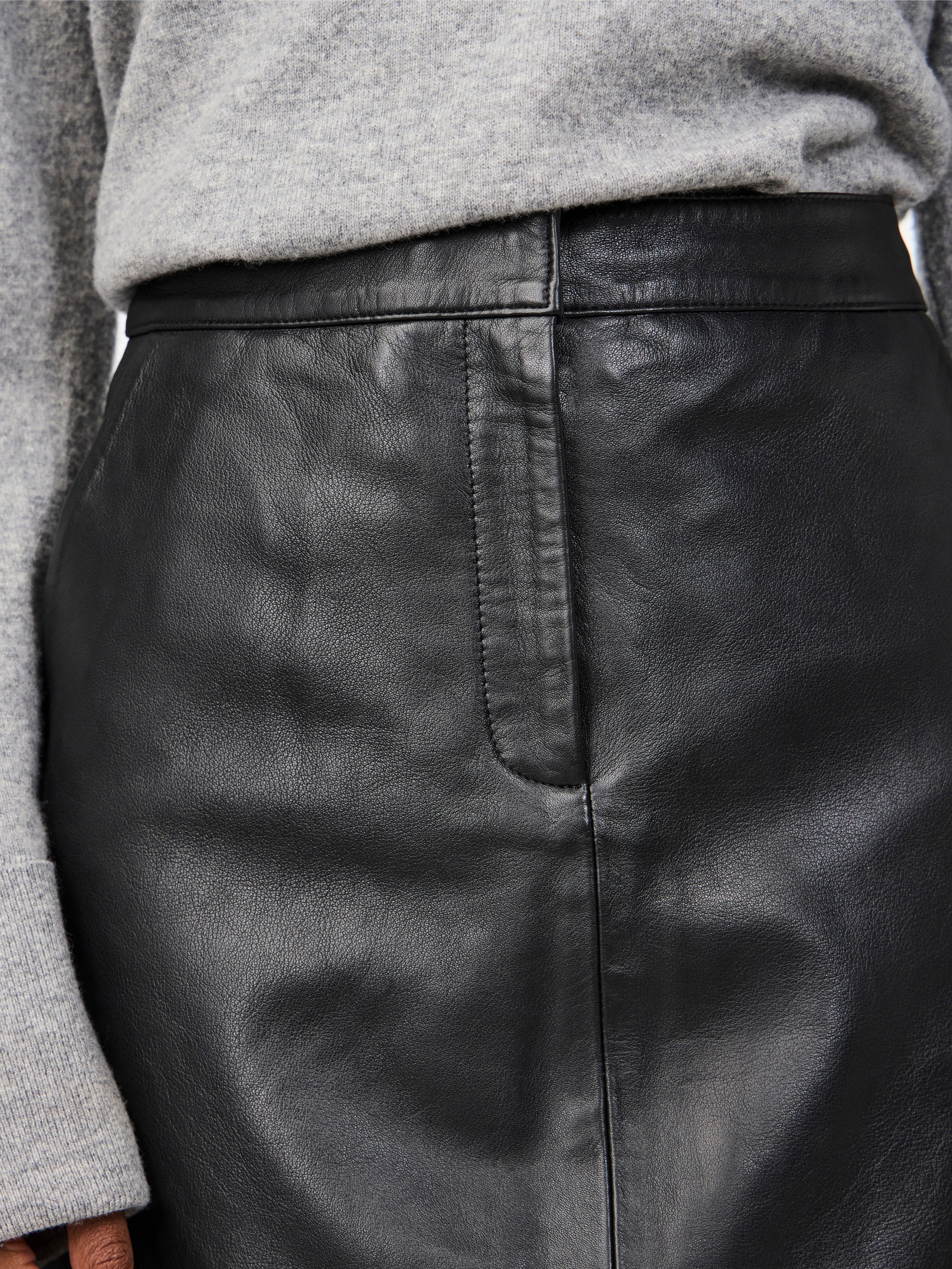 Y.A.S Lederrock "YASLYMA HMW LEATHER SKIRT NOOS" günstig online kaufen