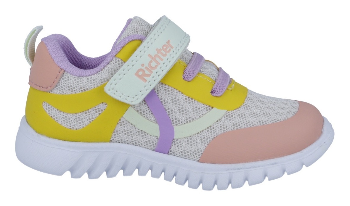 Richter Sneaker »Wallaby WMS: Mittel«, Klettschuh mit heller Laufsohle, Größenschablone zum Download