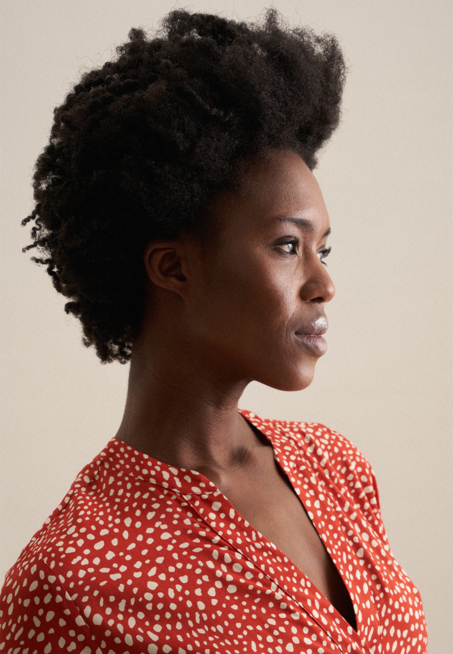 Thumbnail - seidensticker Sommerkleid "Schwarze Rose" 1/1 Kragen Druck