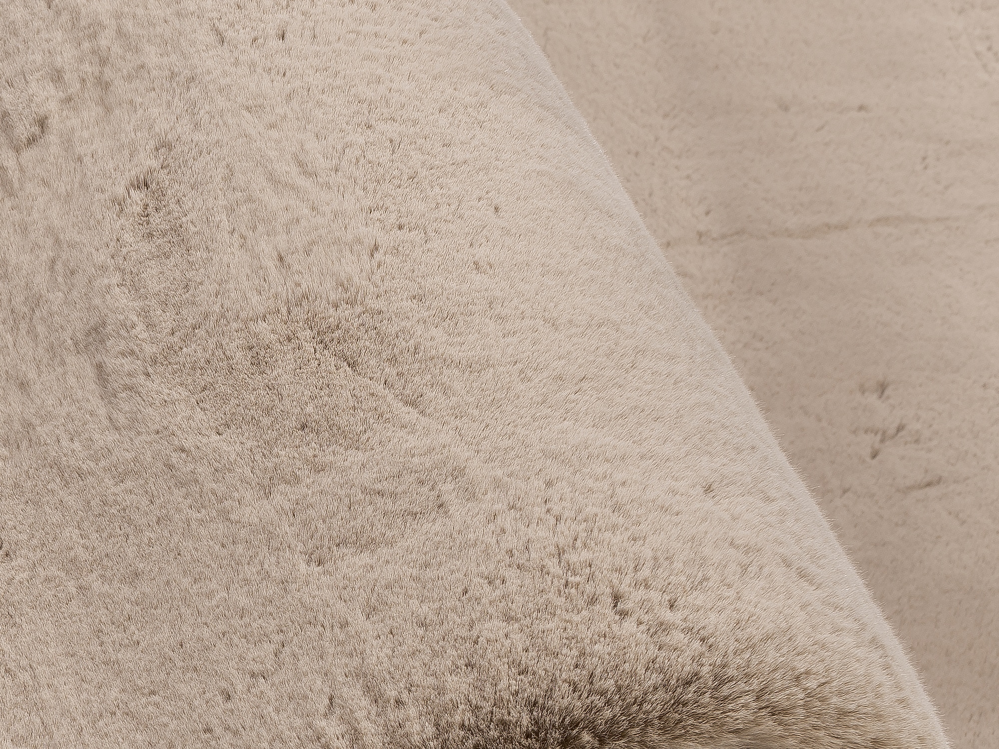 OCI DIE TEPPICHMARKE Teppich »ALISSA«, rechteckig, Kuschelig weicher Flor, Kaninchen Fell Haptik, getuftet