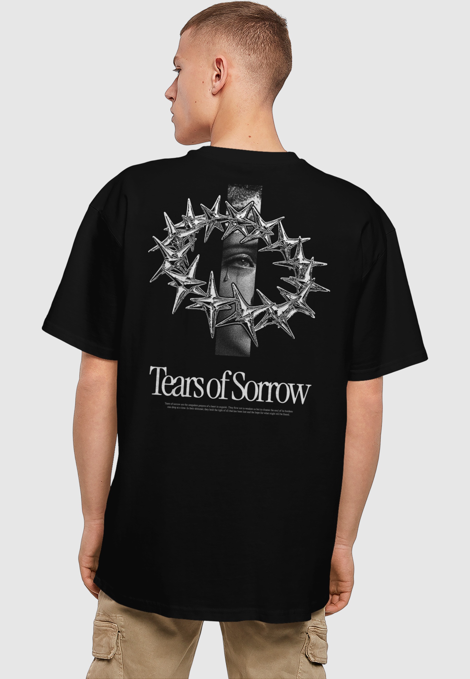 Upscale by Mister Tee T-Shirt »Upscale by Mister Tee Tears of Sorrow Heavy Oversize Tee« 1 Stk.