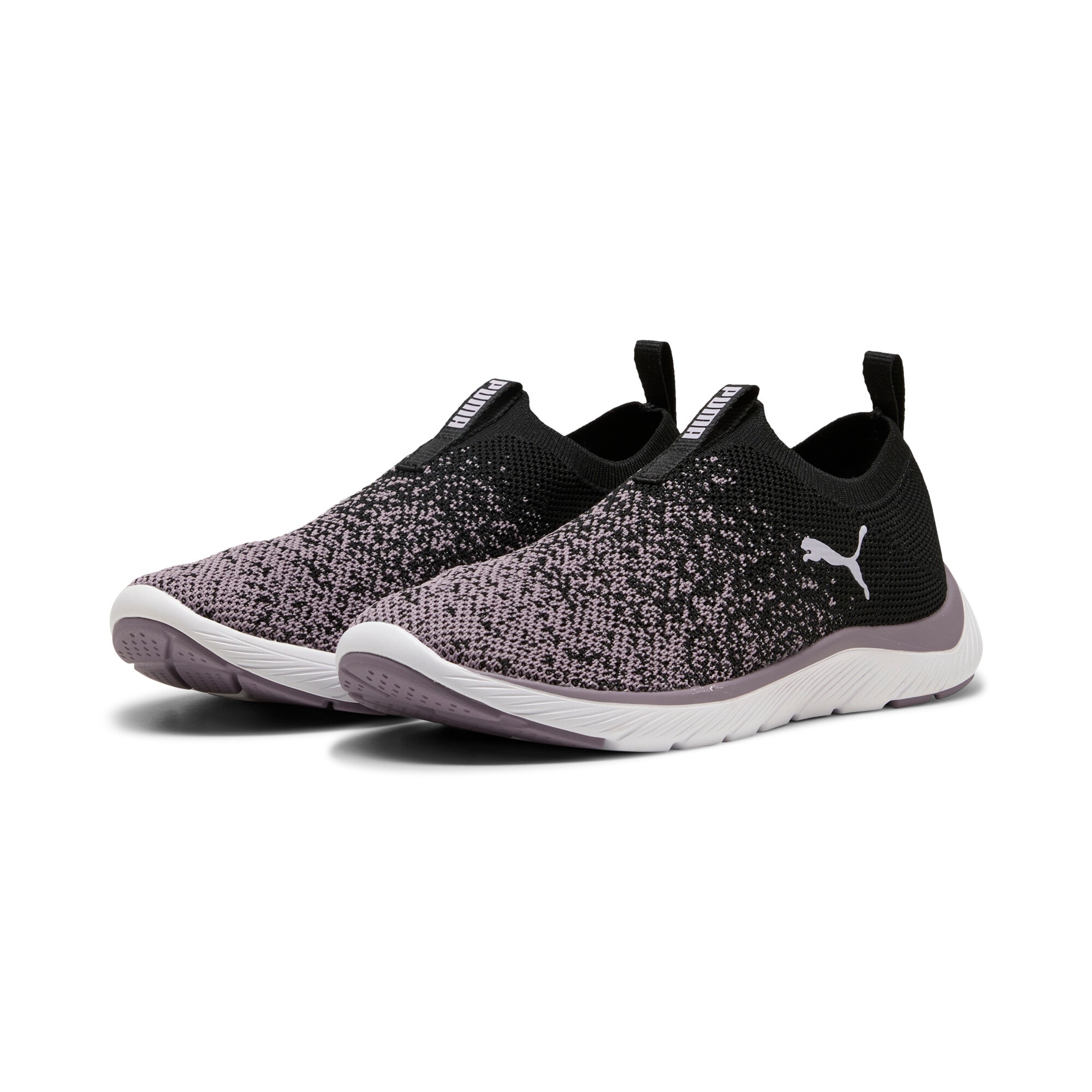 PUMA Slip-On Sneaker "SOFTRIDE REMI SLIP-ON KNIT WNS" für Sport, mit SOFTFOAM+ Dämpfung, aus gestricktem Textil