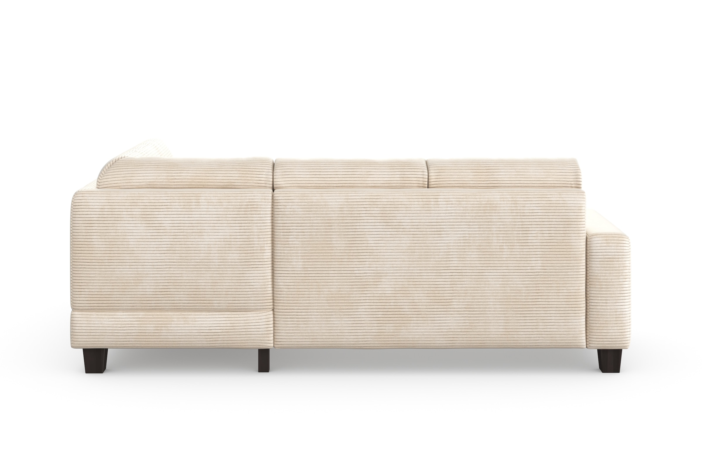Home affaire Ecksofa »Summer L-Form«, mit Ottomane, mit oder ohne Bettfunktion und Bettkasten, Cord-Bezug