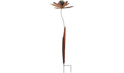 Deko-Windrad »Rusty Flower«