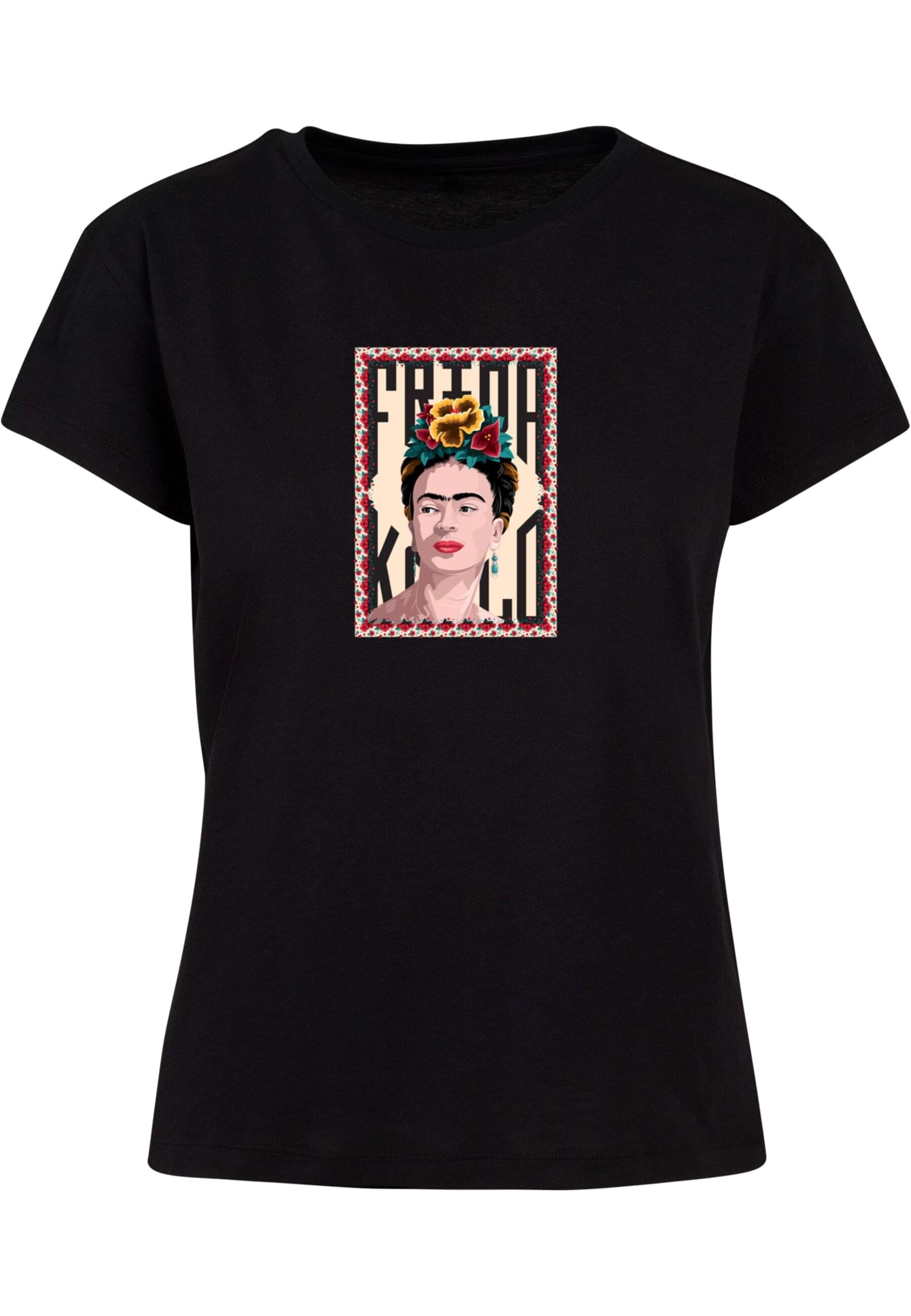 Merchcode T-Shirt "Merchcode Damen Ladies Frida Kahlo - Frame one Box Tee" günstig online kaufen