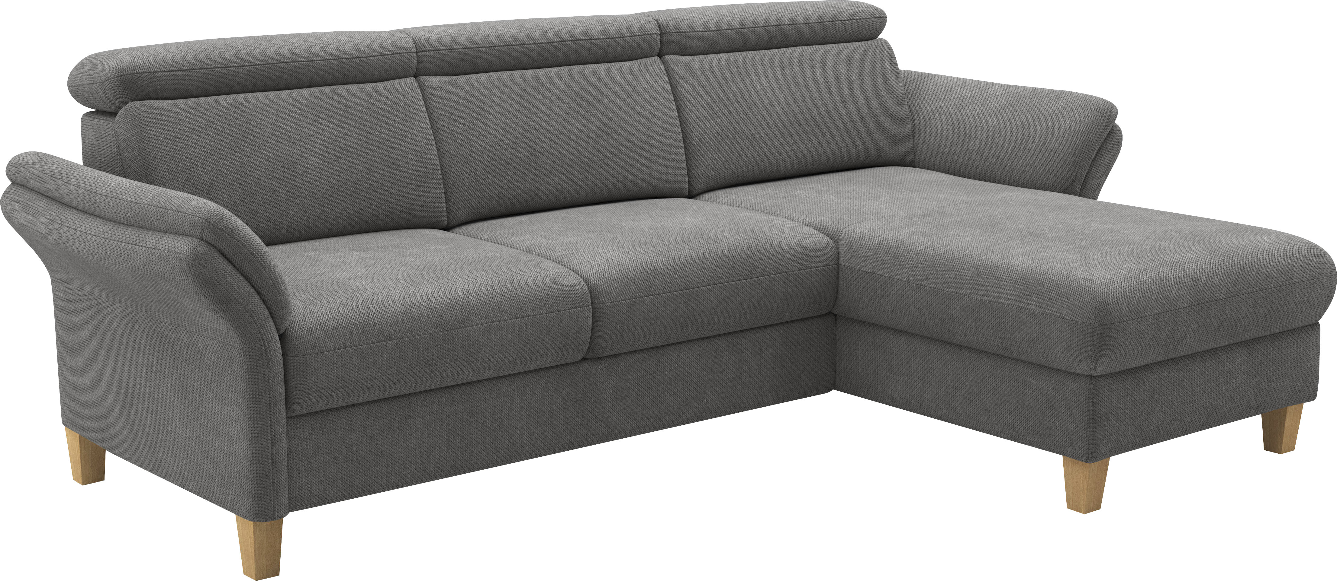 Thumbnail - Home affaire Ecksofa "Glendale, L-Form" inkl. Kopfteilverstellung, wahlweise mit Vorziehsitz und Bettkasten