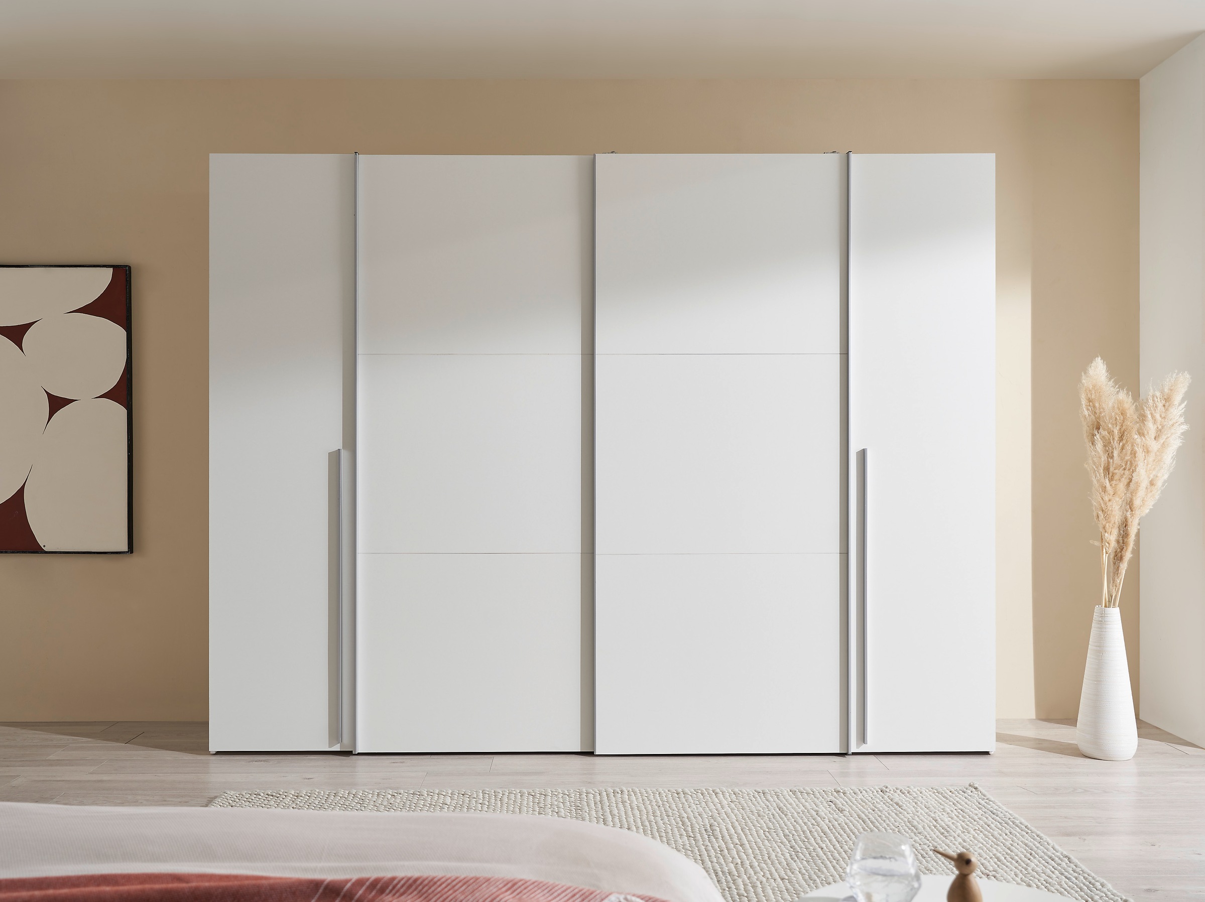 Schlafkontor Schwebetürenschrank "Maturs Drehtürenschrank" 2 Schwebetüren, 2 Drehtüren mit 10 Einlegeböden und 2 Kleiderstangen