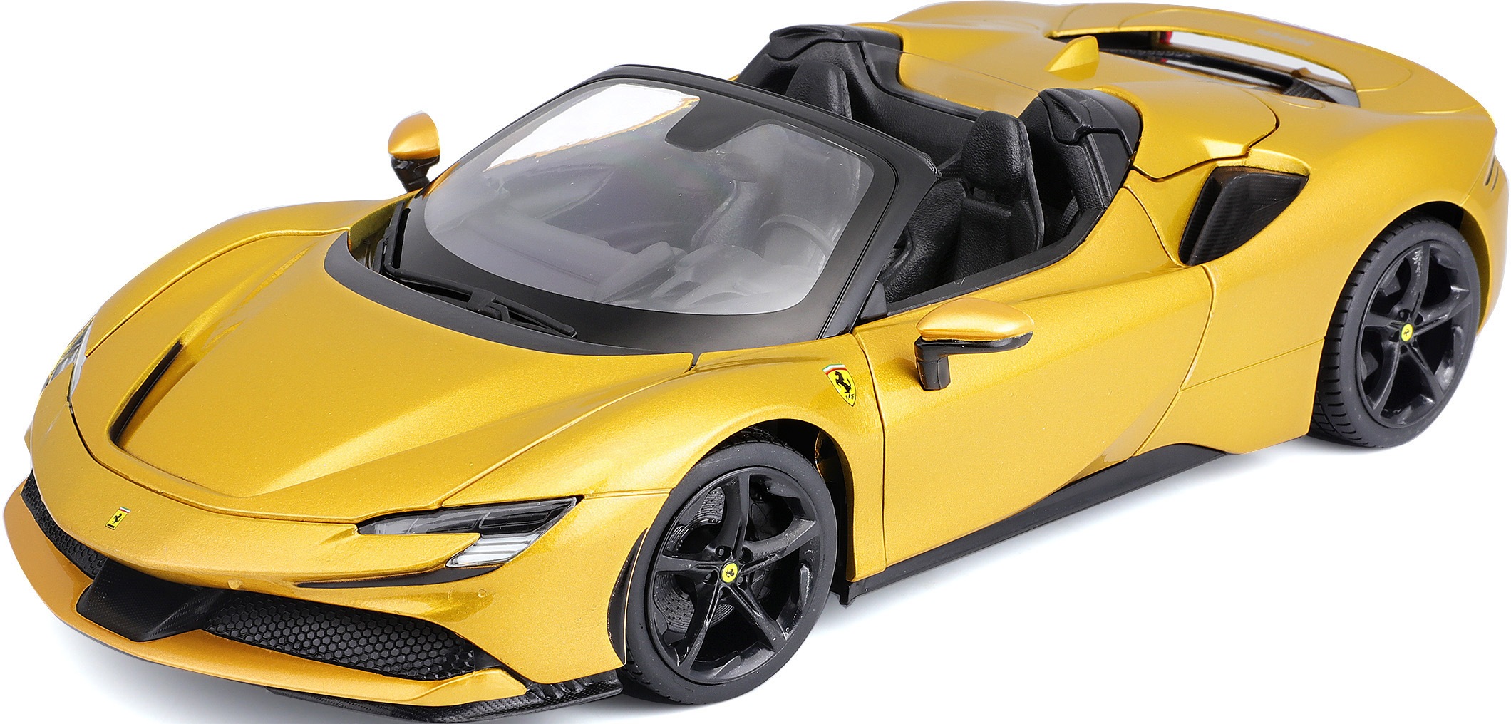 Bburago Sammlerauto »Ferrari SF90 Spider, goldfarben«, 1:18