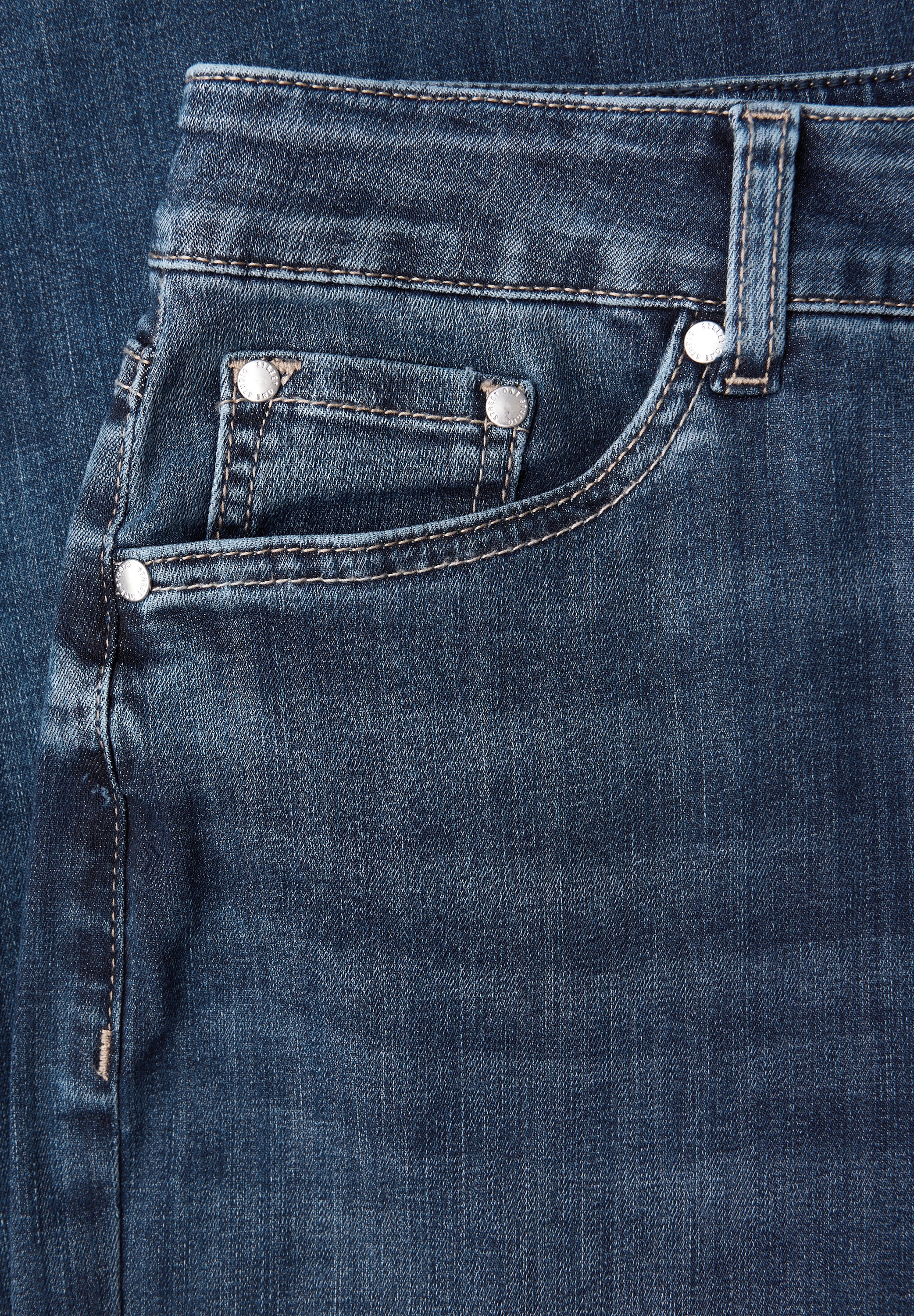 STREET ONE STUDIO Weite Jeans 5-Pocket-Style