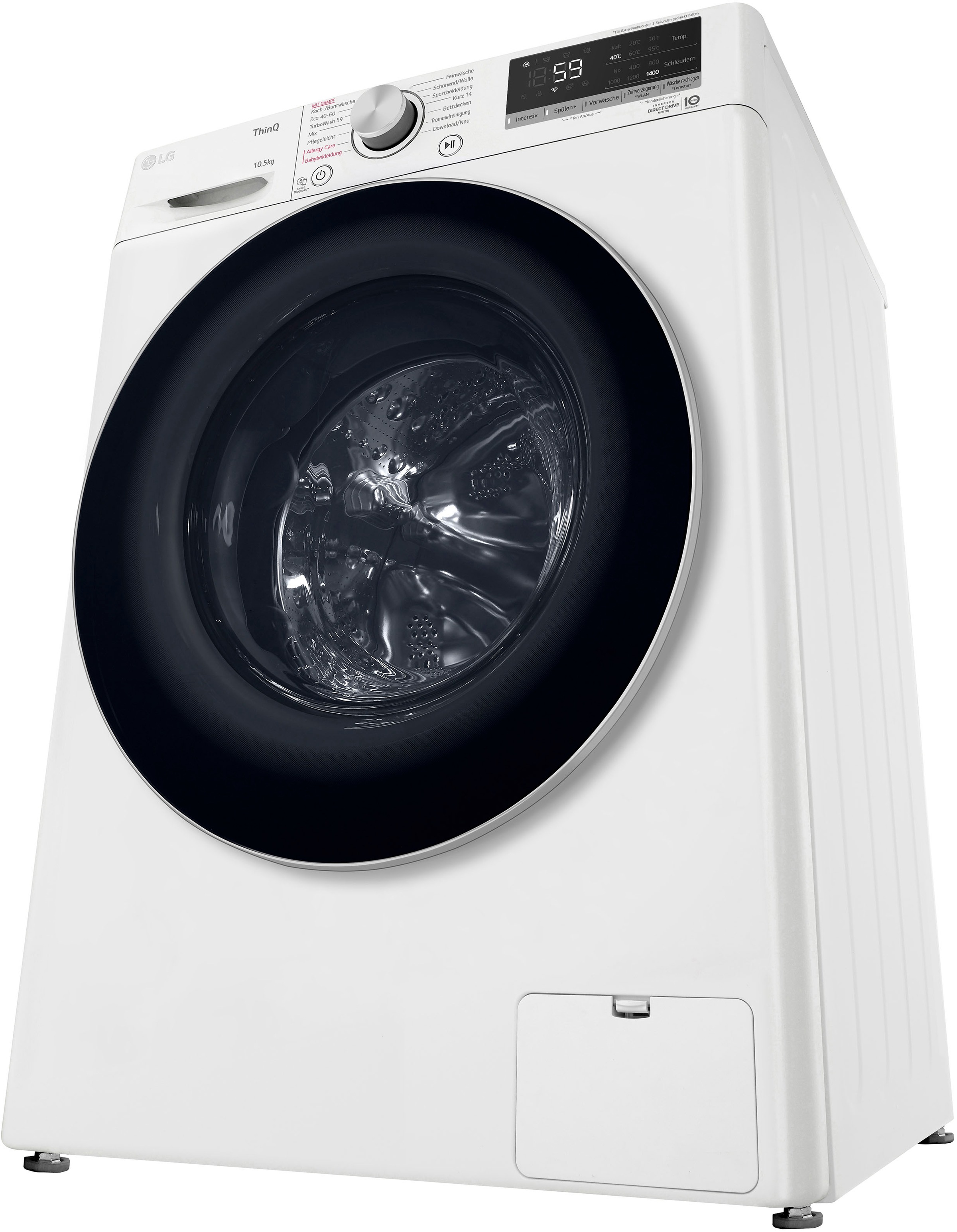 LG Waschmaschine »F4WV70X1«, F4WV70X1, 10,5 | BAUR U/min Rechnung 1400 auf kg