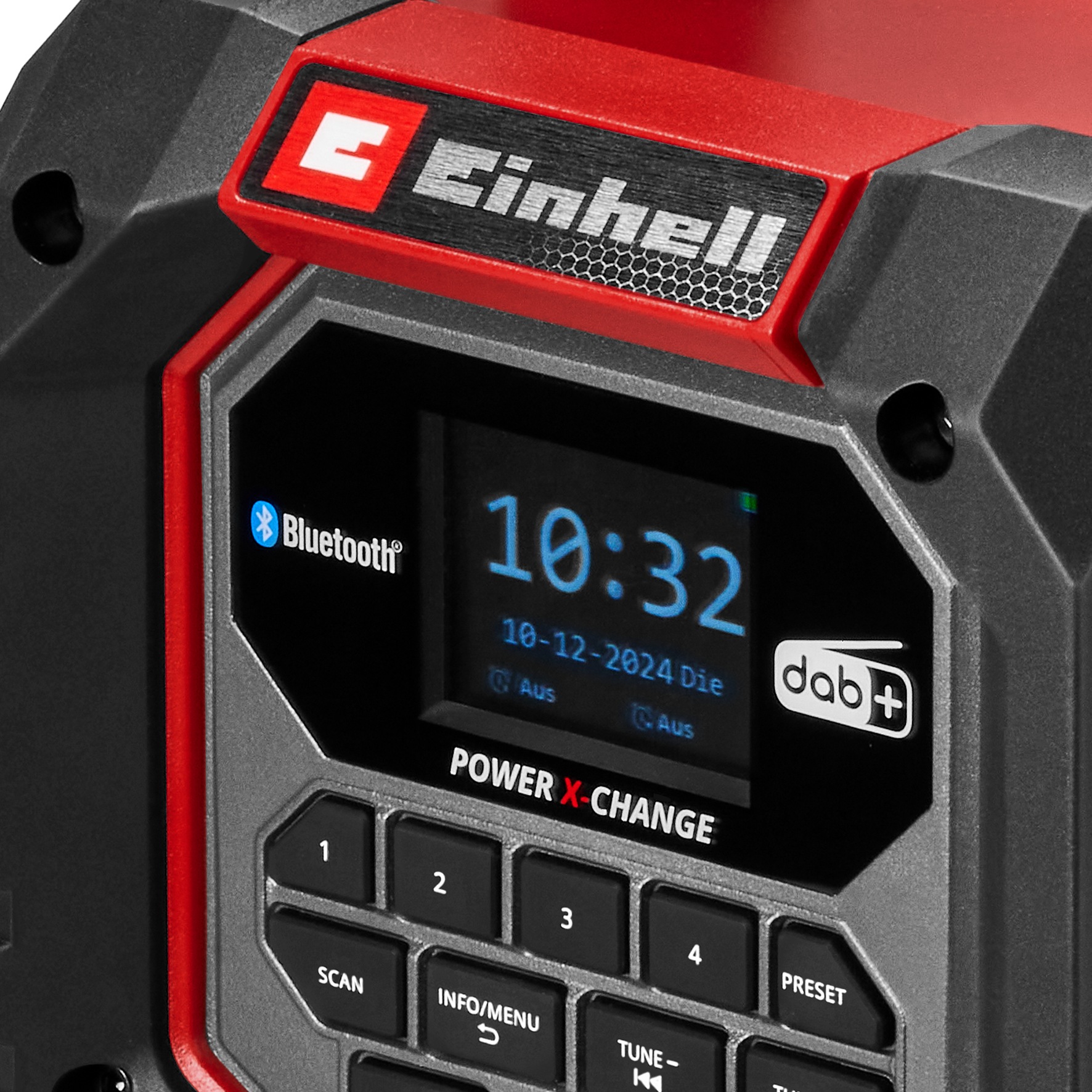 Einhell Baustellenradio »TE-CR 18 Li DAB+/FM/BT - Solo«, (Digitalradio (DAB+)-FM-Tuner mit RDS 10 W), ohne Akku