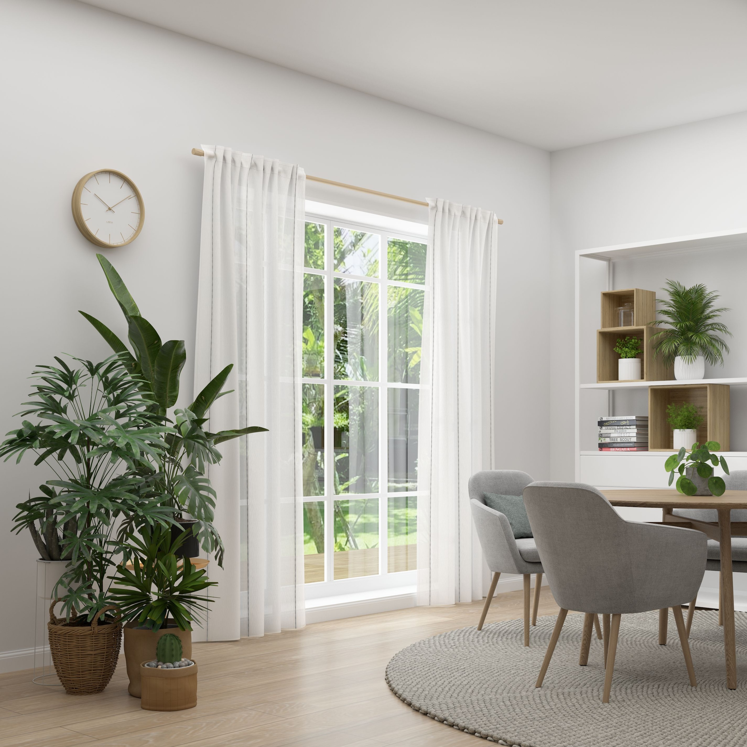 Neutex for you! Vorhang »RASA« Multifunktionsband 1 Stk. tlg. Feiner Längsstreifen, dezenter Struktureffekt