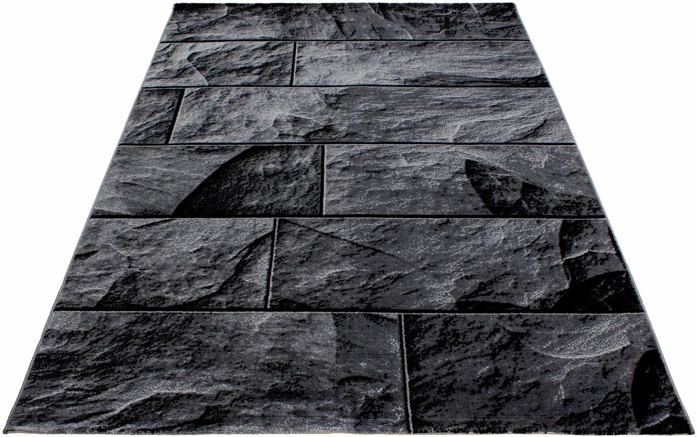 Teppich »Parma 9250«, rechteckig, Wohnzimmer, Motiv Steinwand