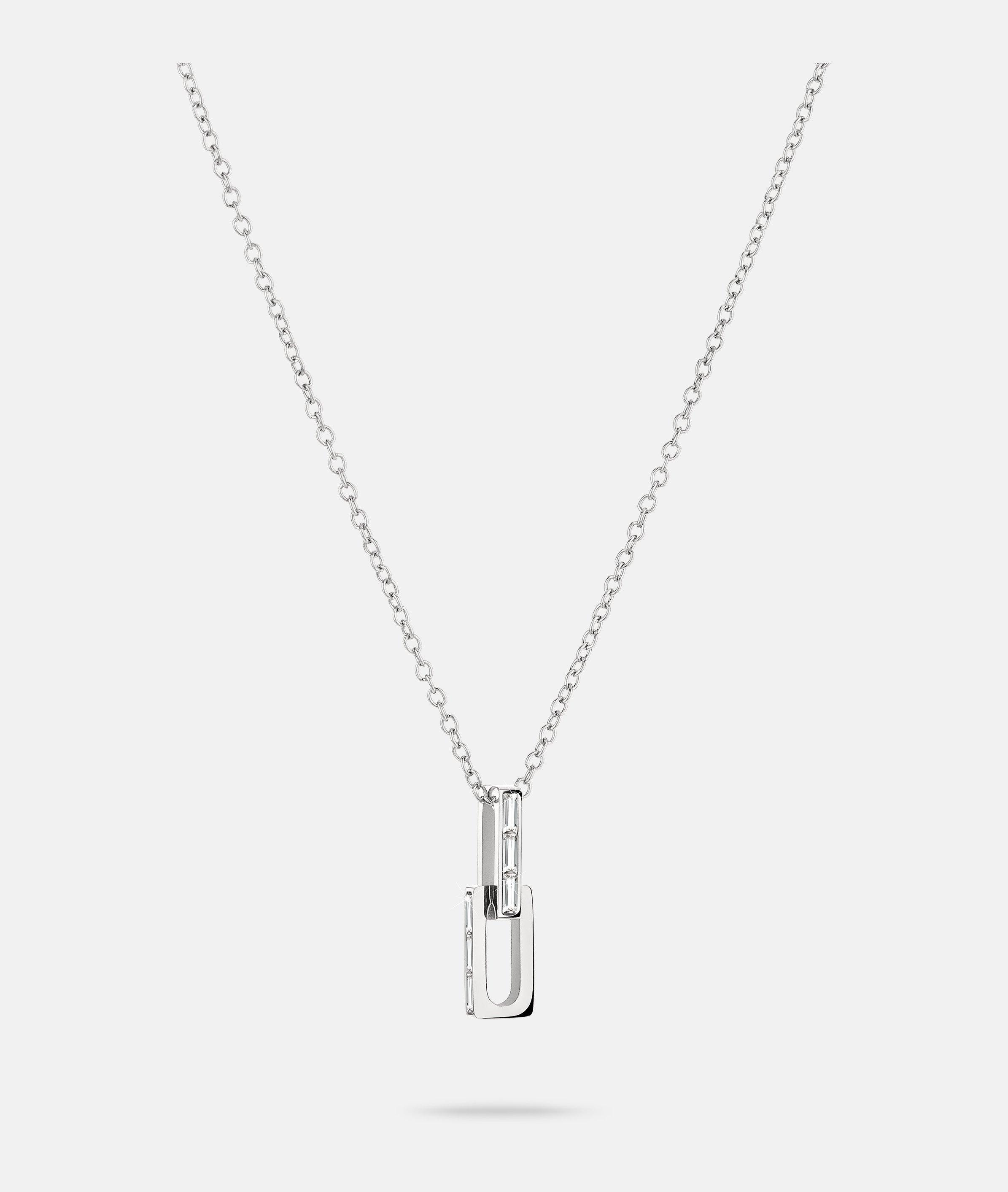 Liebeskind Berlin Kette mit Anhänger »Schmuck Edelstahl Halskette The Festive Mini Link Sparkle«, mit Zirkonia (synth.)