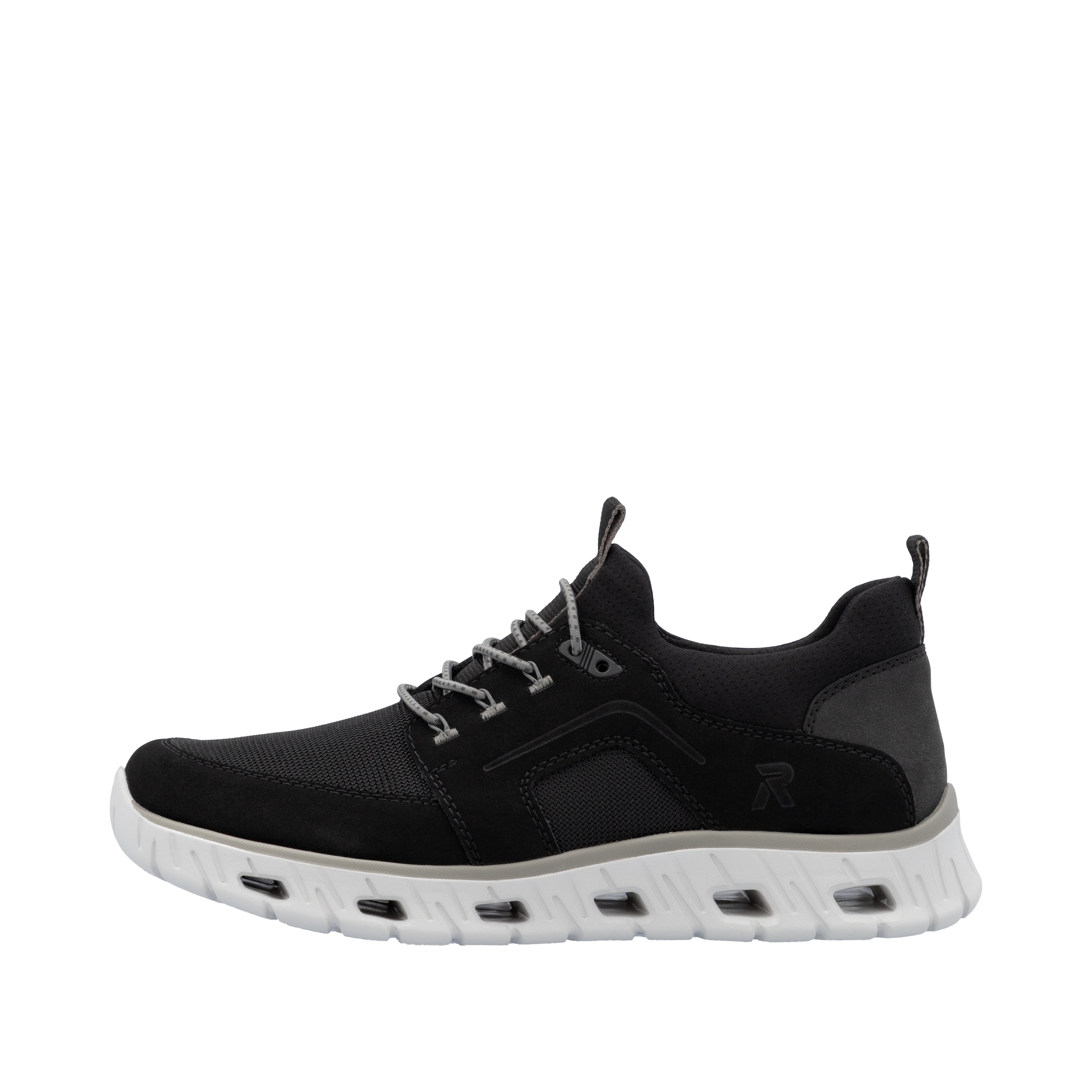 RIEKER Sport Slip-On Sneaker, Freizeitschuh, Halbschuh, Slipper mit Anziehlaschen