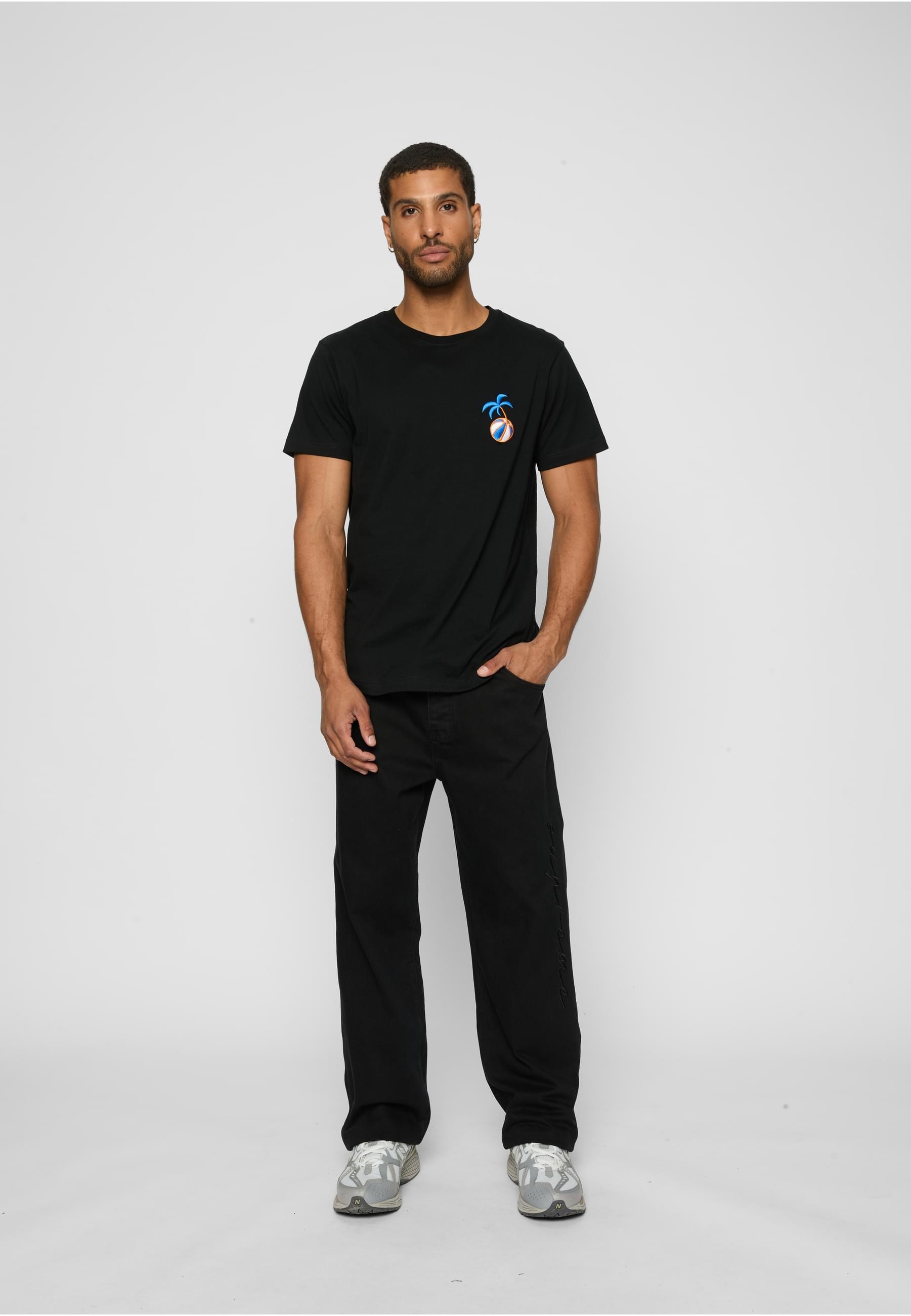 MisterTee T-Shirt »MisterTee Summer Basketball Tee EMB black 3XL«, (1 tlg.)