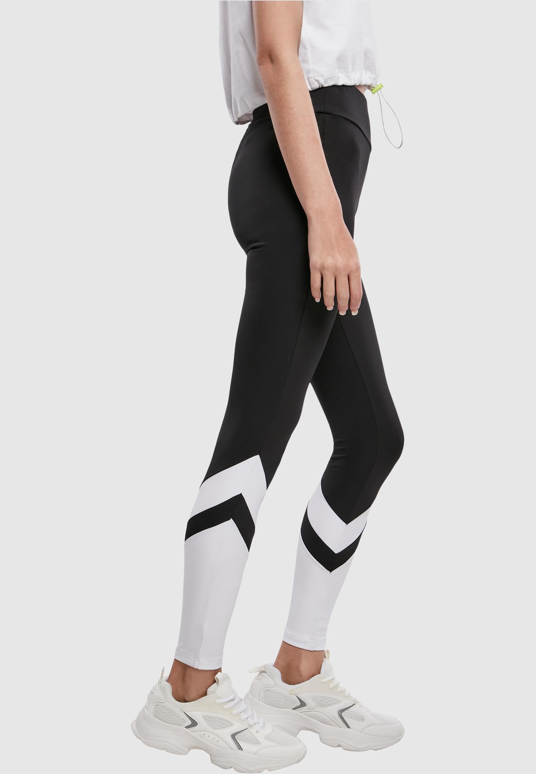 URBAN CLASSICS Leggings »Urban Classics Damen Ladies Arrow High Waist Leggings«, (1 tlg.)