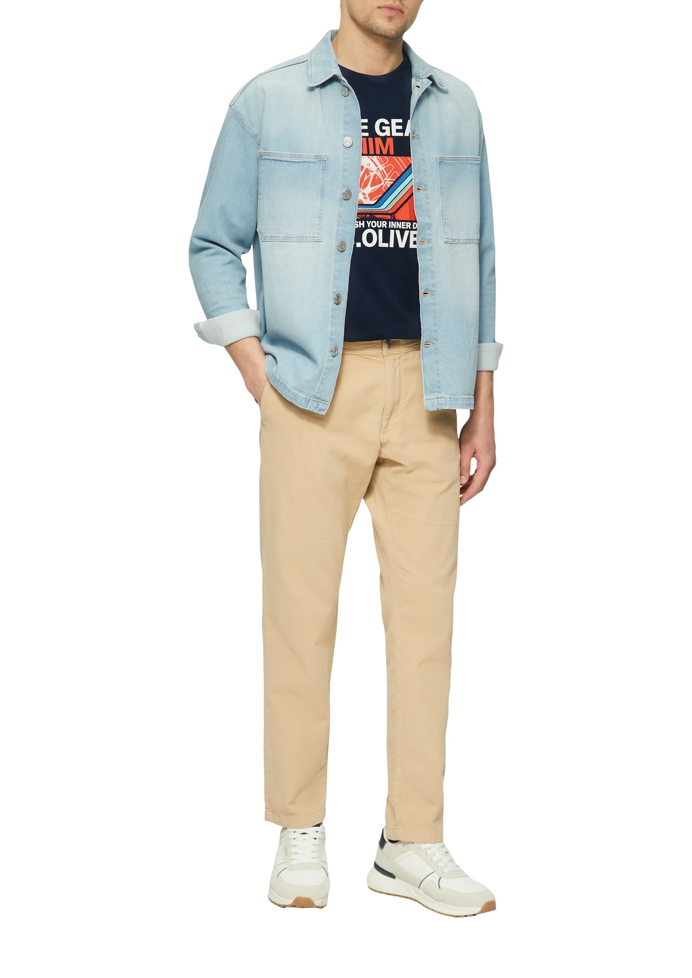 s.Oliver T-Shirt mit Front Print günstig online kaufen