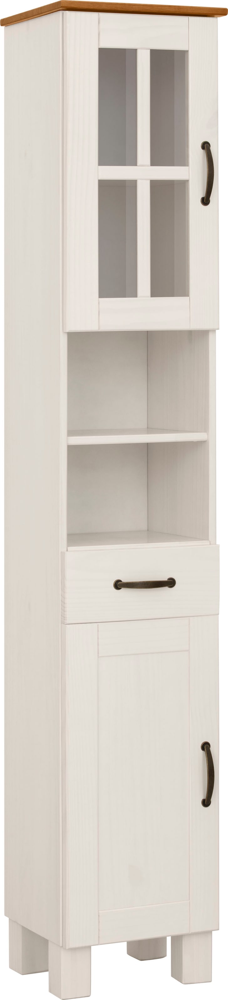 Home affaire Hochschrank »Rodby«, FSC®-zertifiziertes Massivholz, Breite 33 cm, Höhe 180 cm