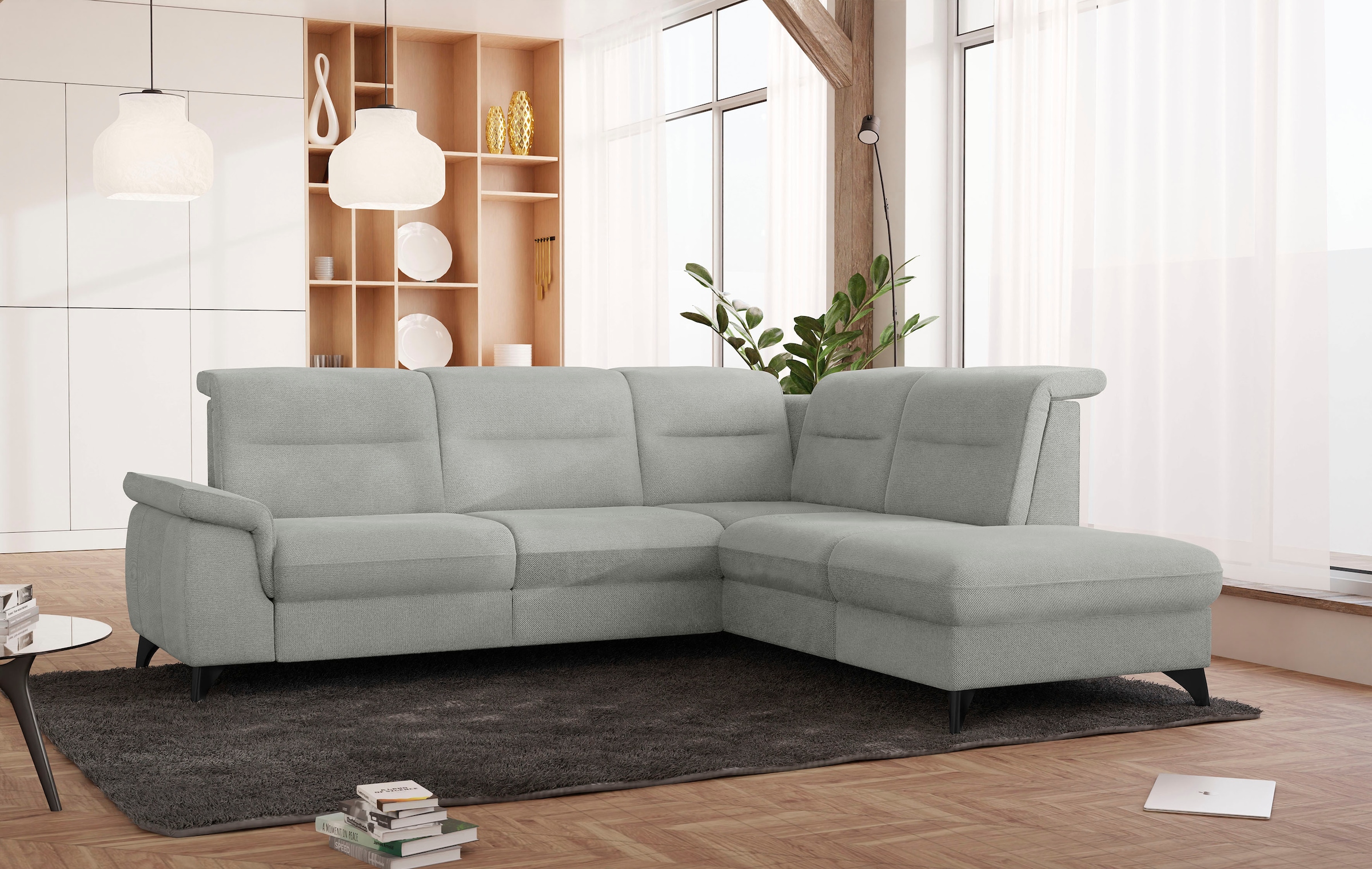 sit&more Ecksofa "Astoria L-Form" wahlweise mit motorischer Relaxfunktion günstig online kaufen