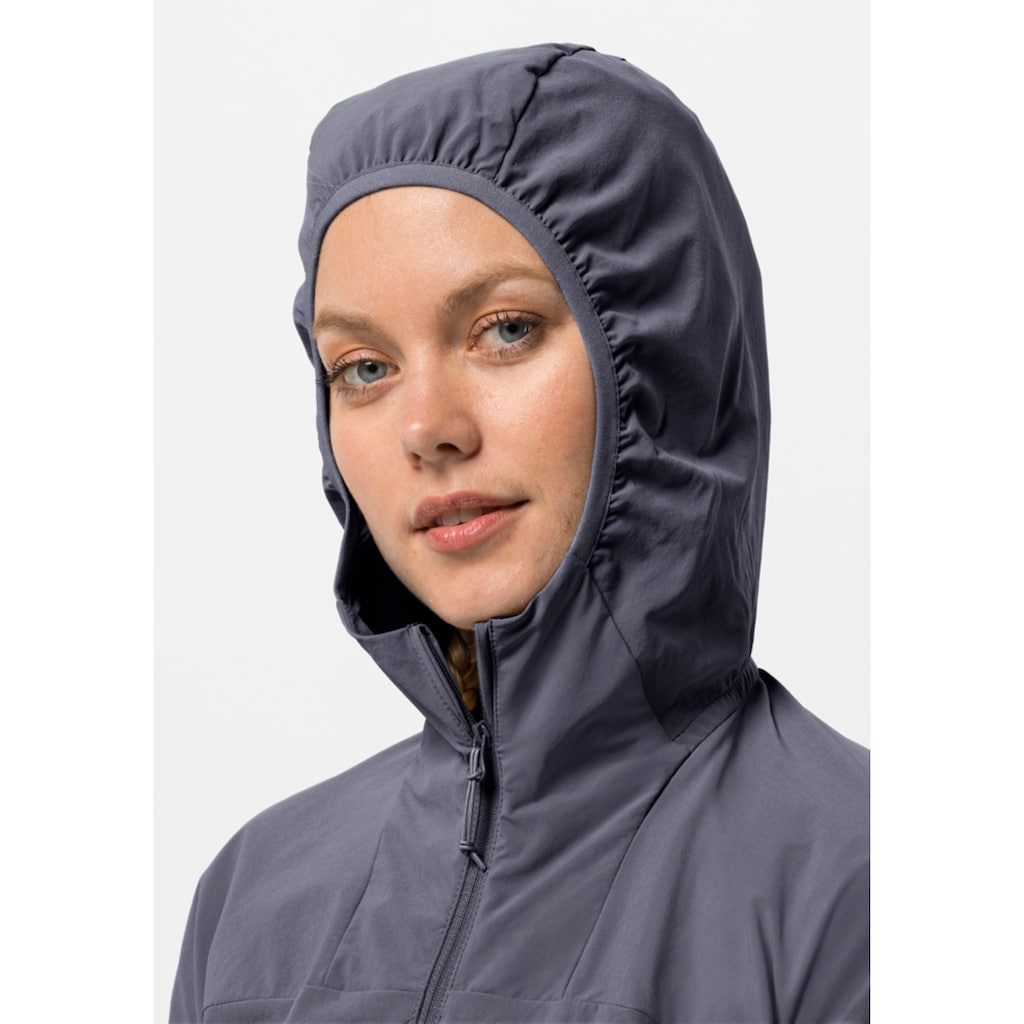 Jack Wolfskin Softshelljacke »PRELIGHT OVERHEAD W«, mit Kapuze