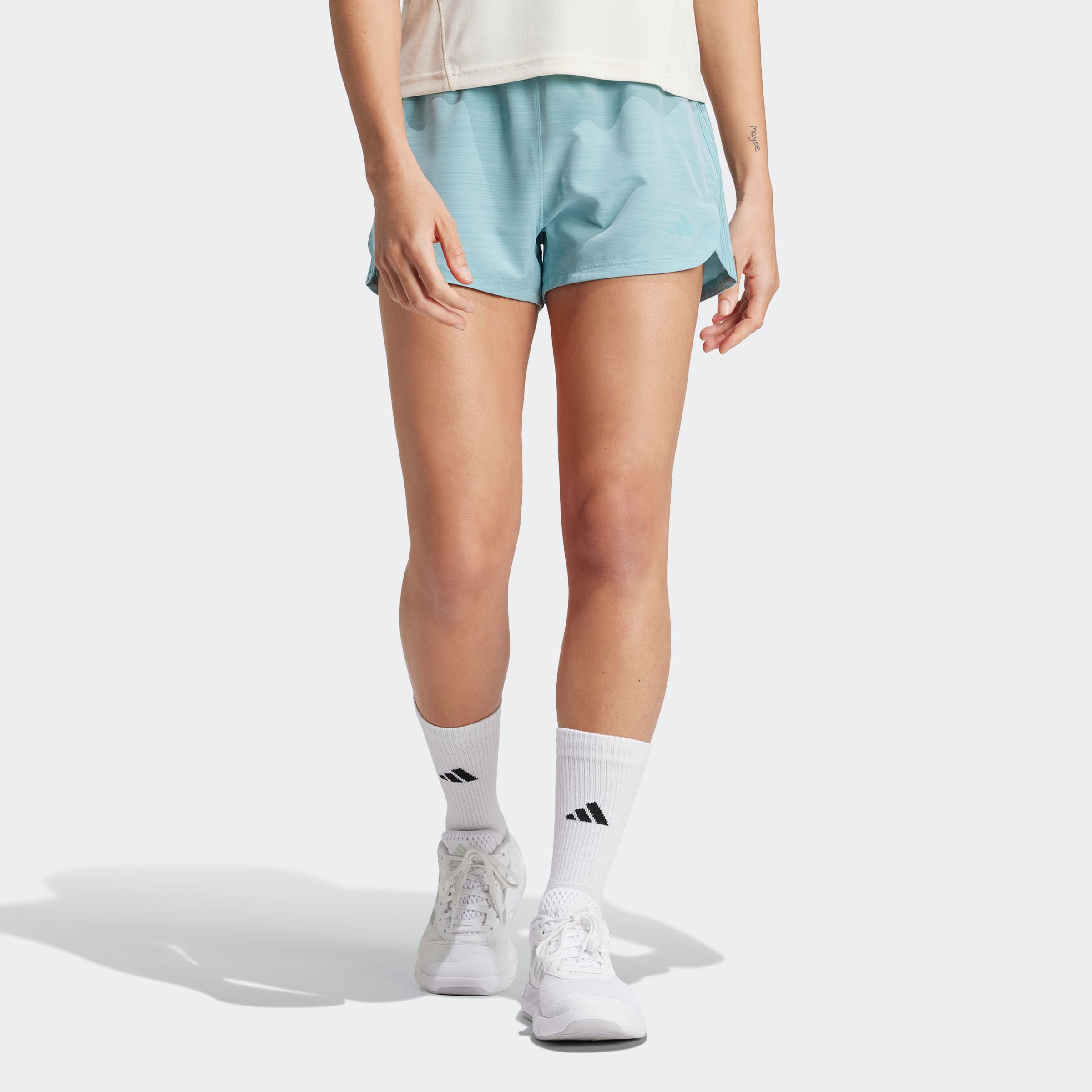adidas Performance Shorts "PACER WVN HIGH" Woven Trainingsshorts mit hohem günstig online kaufen