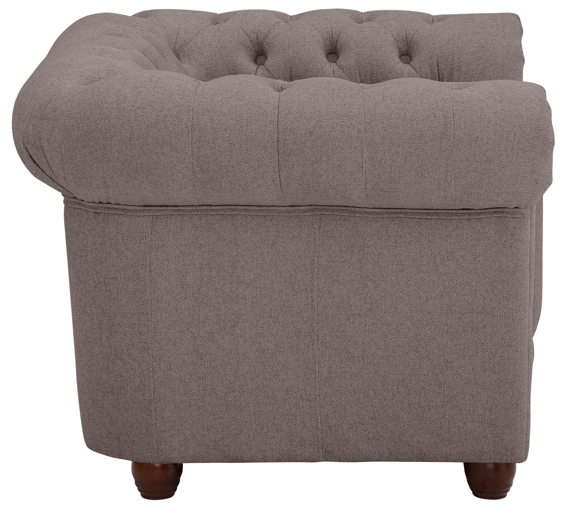 Home affaire Chesterfield-Sessel »New Castle Sessel«, hochwertige Knopfheftung, B/T/H: 104/86/72 cm