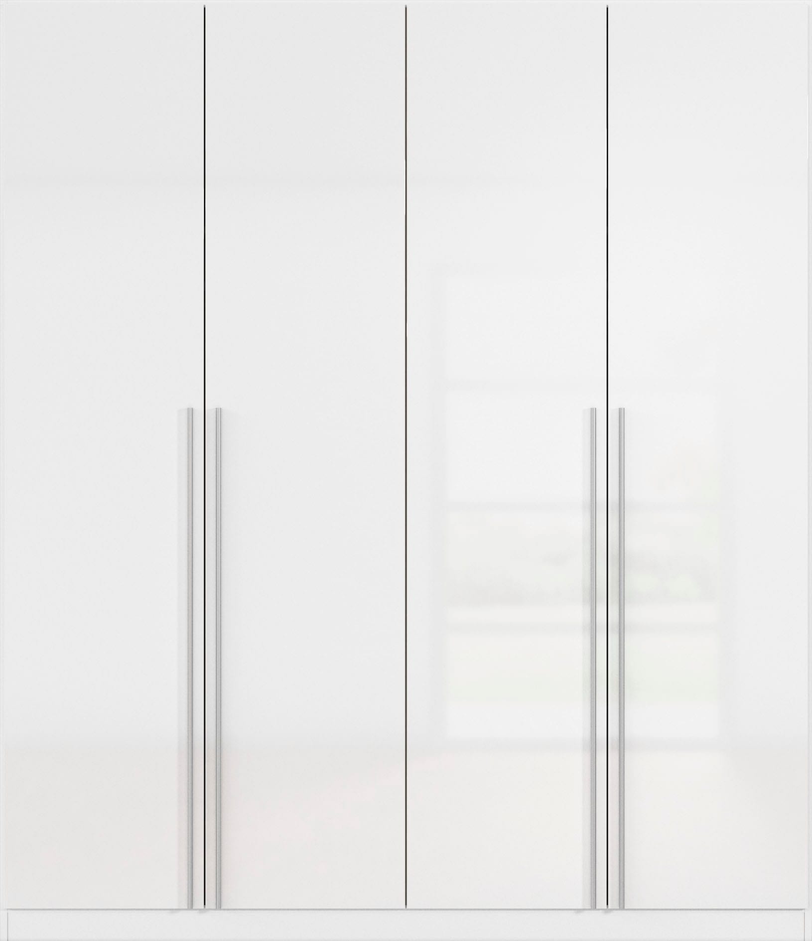 rauch Kleiderschrank »Schrank Drehtürenschrank Ankleide Garderobe Schlafzimmerschrank LORCA« Breiten: 181/271 cm, Höhe: 210 cm,  mit langen Griffstangen, elegante Hochglanz-Front MADE IN GERMANY
