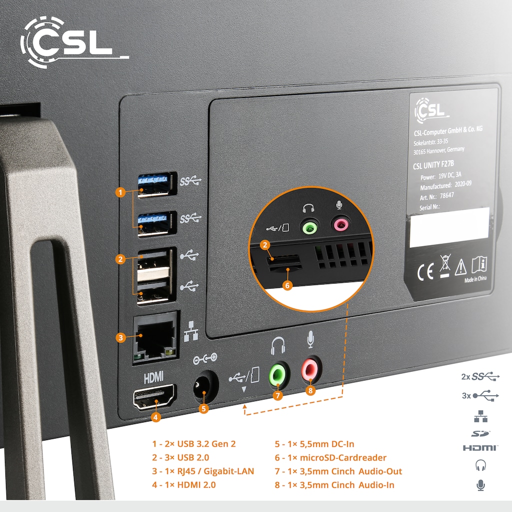 CSL All-in-One PC »Unity F27-JLS«