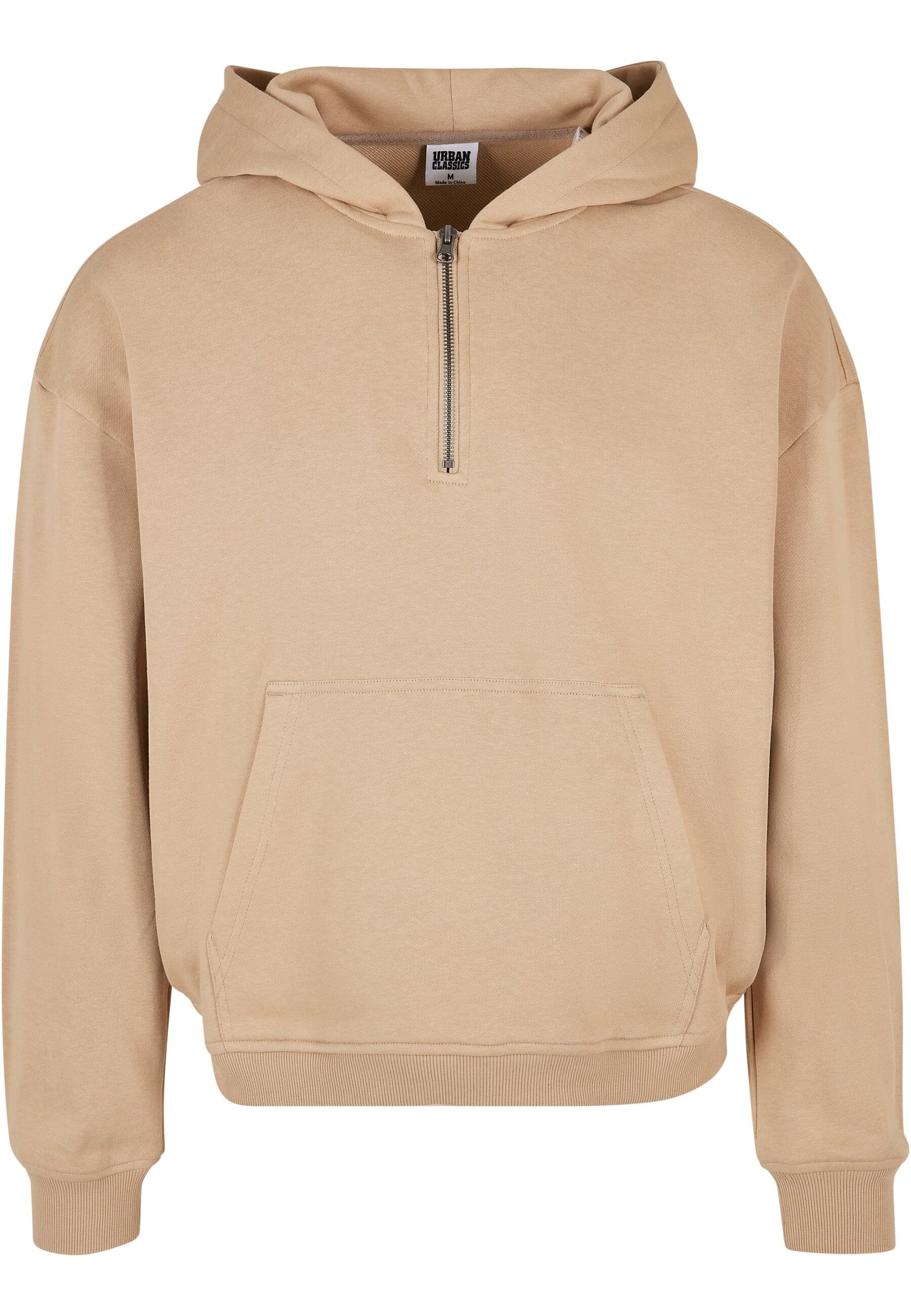 URBAN CLASSICS Sweatjacke "Urban Classics Herren Boxy Zip Hoody" 1 Stk. tlg günstig online kaufen