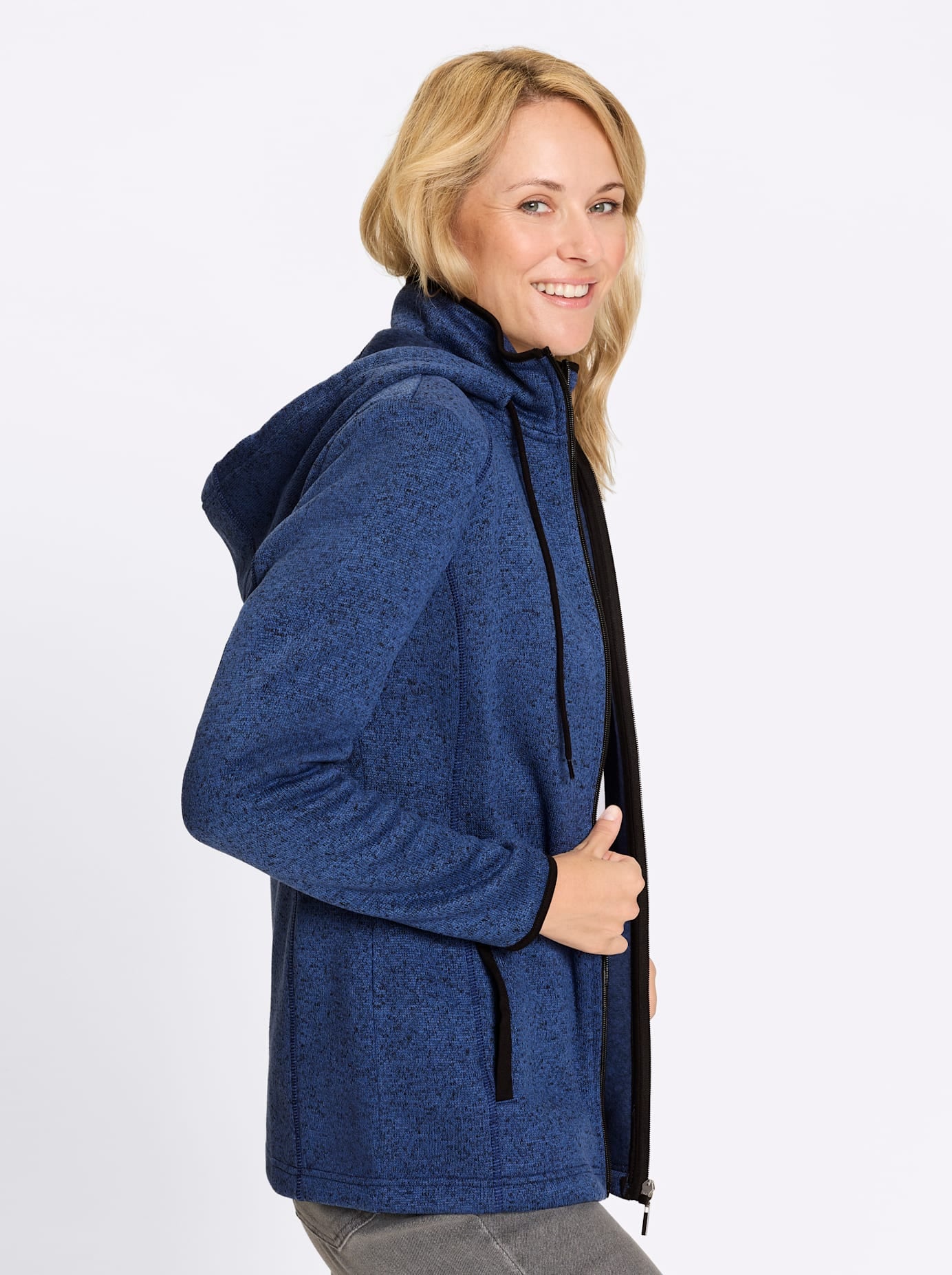 Classic Basics Langjacke mit Kapuze