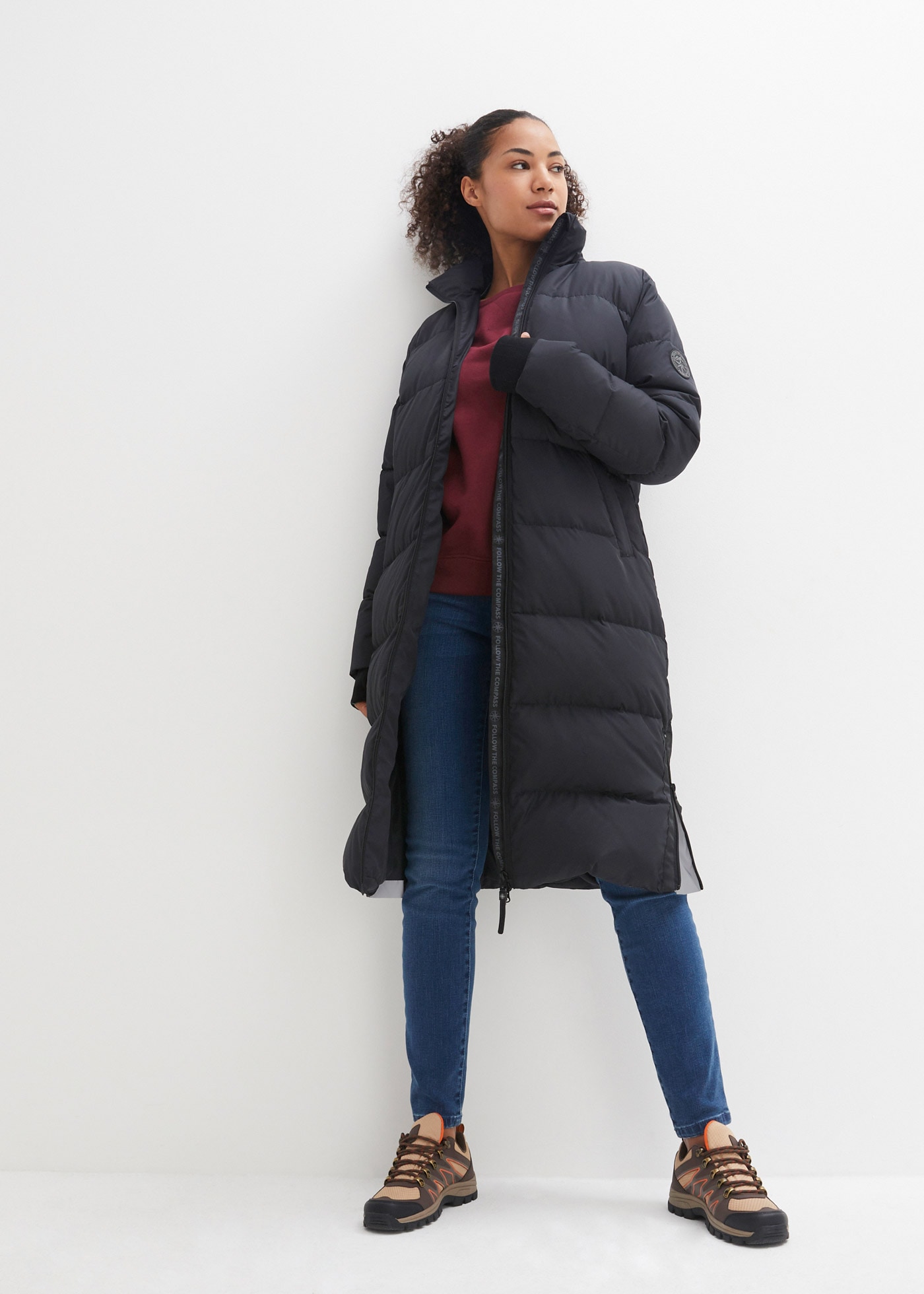 bonprix Steppmantel »Daunenmantel mit recycelter Daune und isolierender Wärmetechnologie« Daunenmantel mit recycelter Daune und isolierender Wärmetechnologie