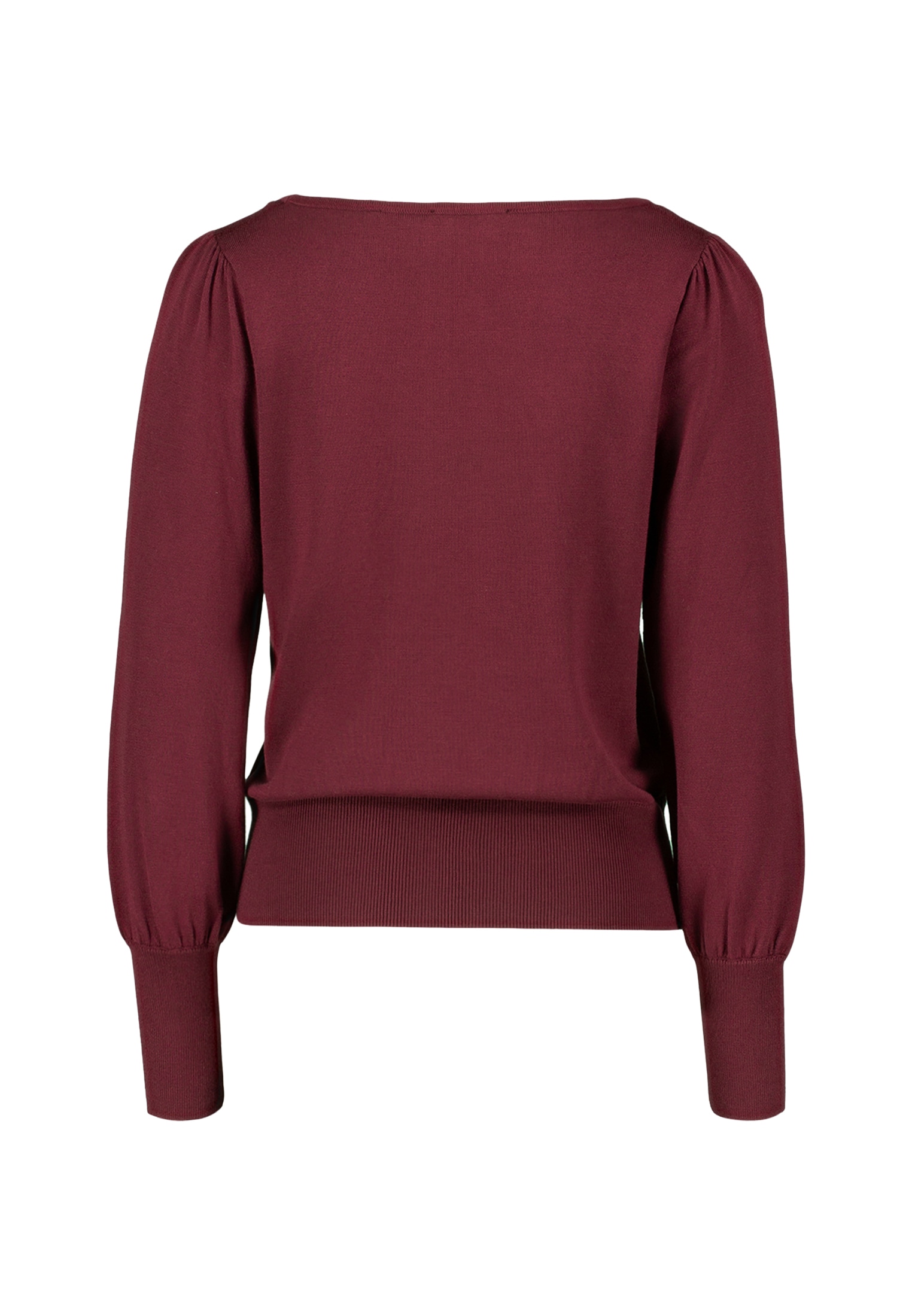 Zero Strickpullover »zero Damen Strickpullover mit Ballonärmeln«, (1 tlg.), Plain/ohne Details